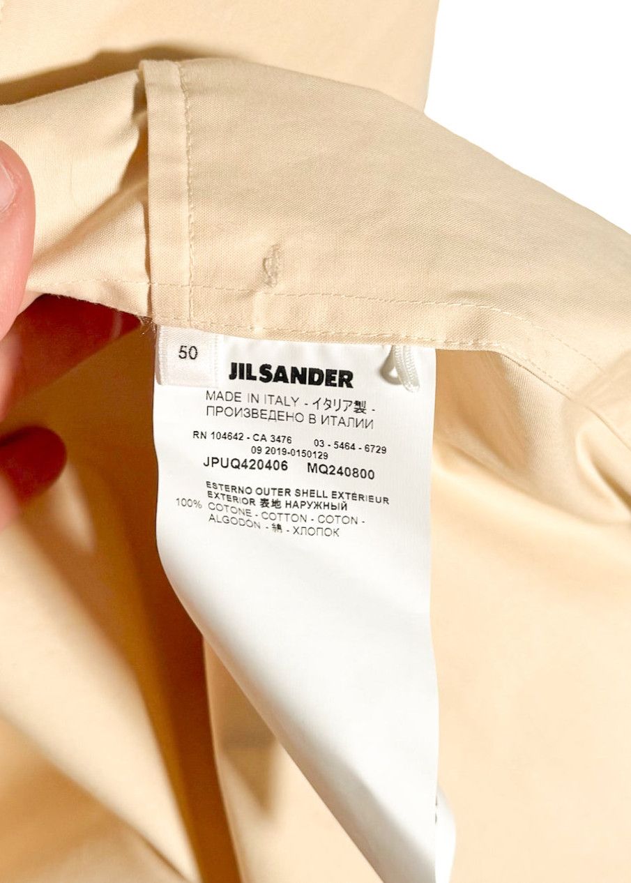 Jil Sander Jil Sander + Beige Organic Cotton Light Jacket Size US M / EU 48-50 / 2 - 8 Thumbnail