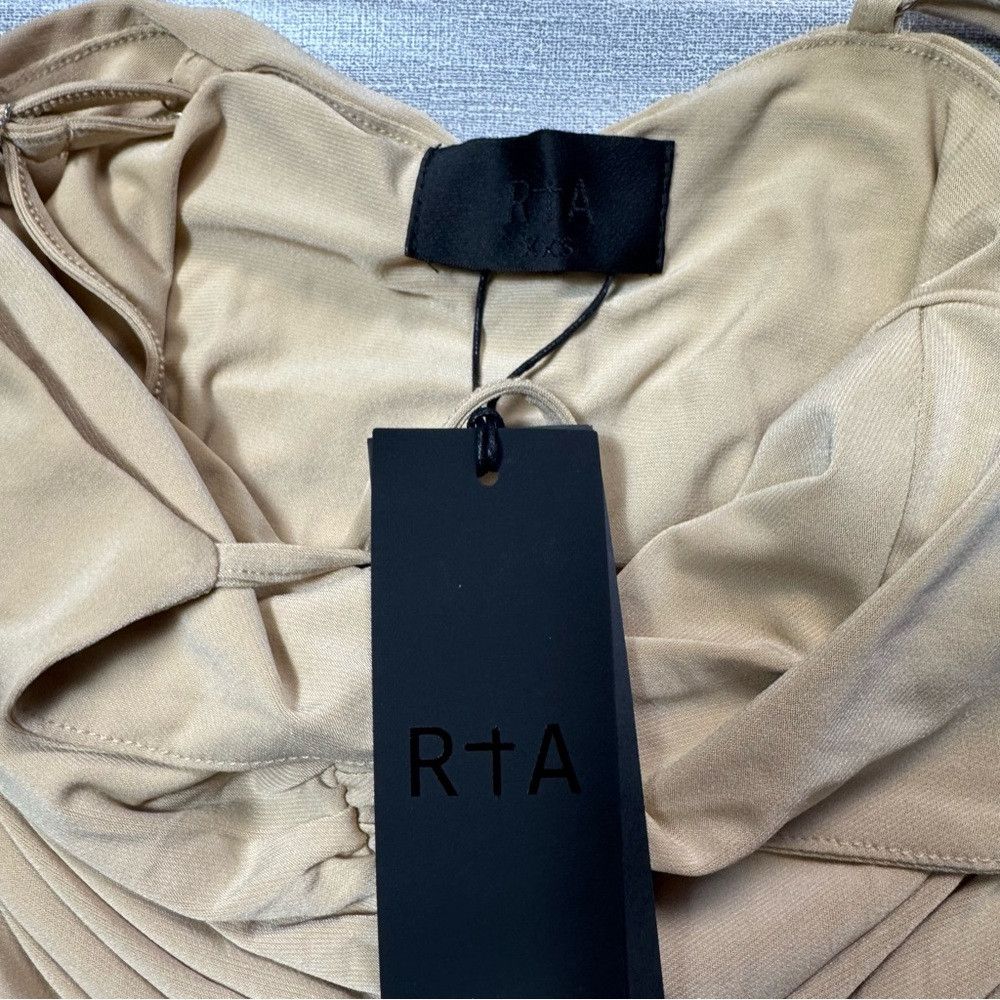 Rta NWT New Rta Adriana Mini Sesame Beige Dress Size XXS Size XXS / US 00 / IT 34 - 7 Thumbnail