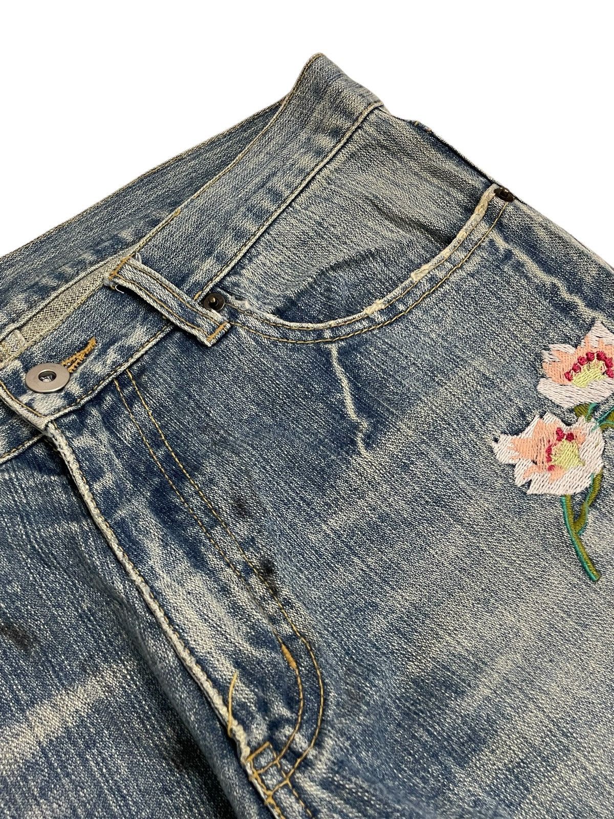 Hysteric Glamour Vision of Japan Embroidery Tiger Karakuri Gumu Design Size US 31 - 12 Thumbnail