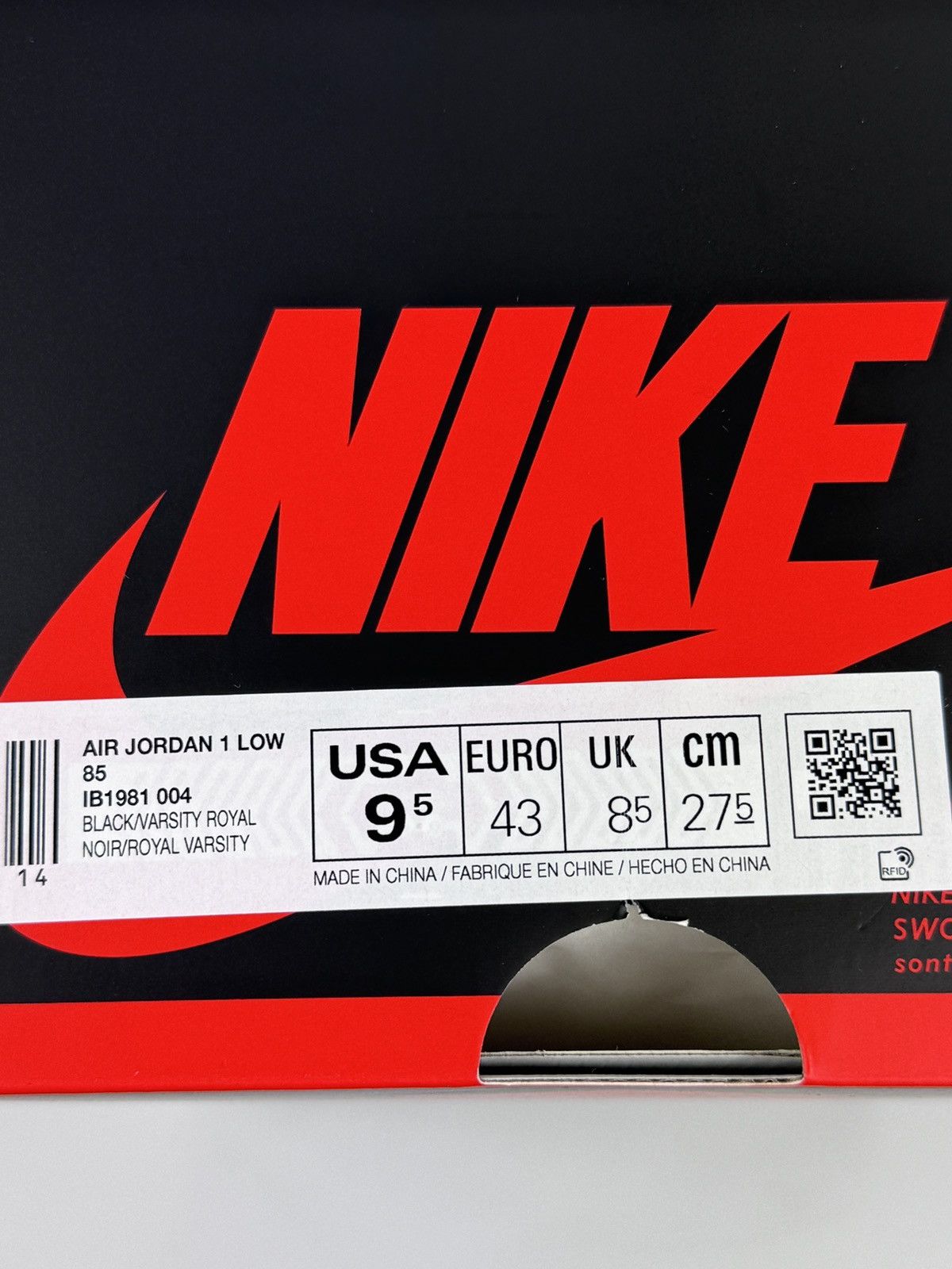 Nike JORDAN 1 LOW 85 SNEAKERS Size US 9.5 / EU 42-43 - 14 Thumbnail