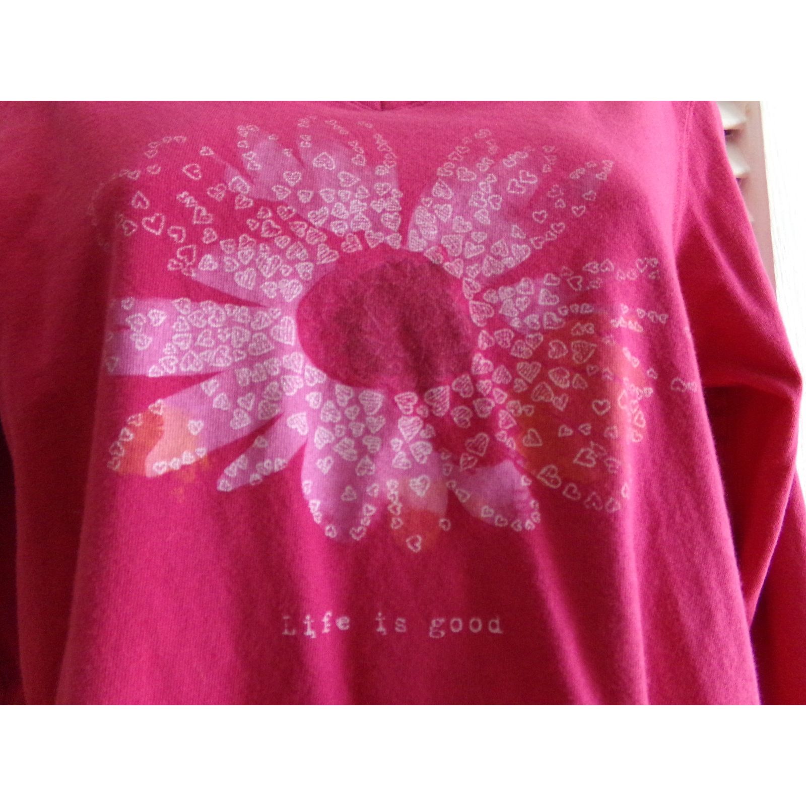 Life is Good Life is Good v neck ls pink t shirt M Excellent Size M / US 6-8 / IT 42-44 - 2 Thumbnail