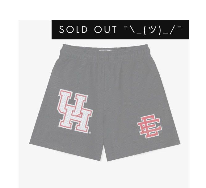 Eric Emanuel × NCAA Eric Emanuel Houston Basic Shorts Large Size US 34 / EU 50 - 2 Thumbnail