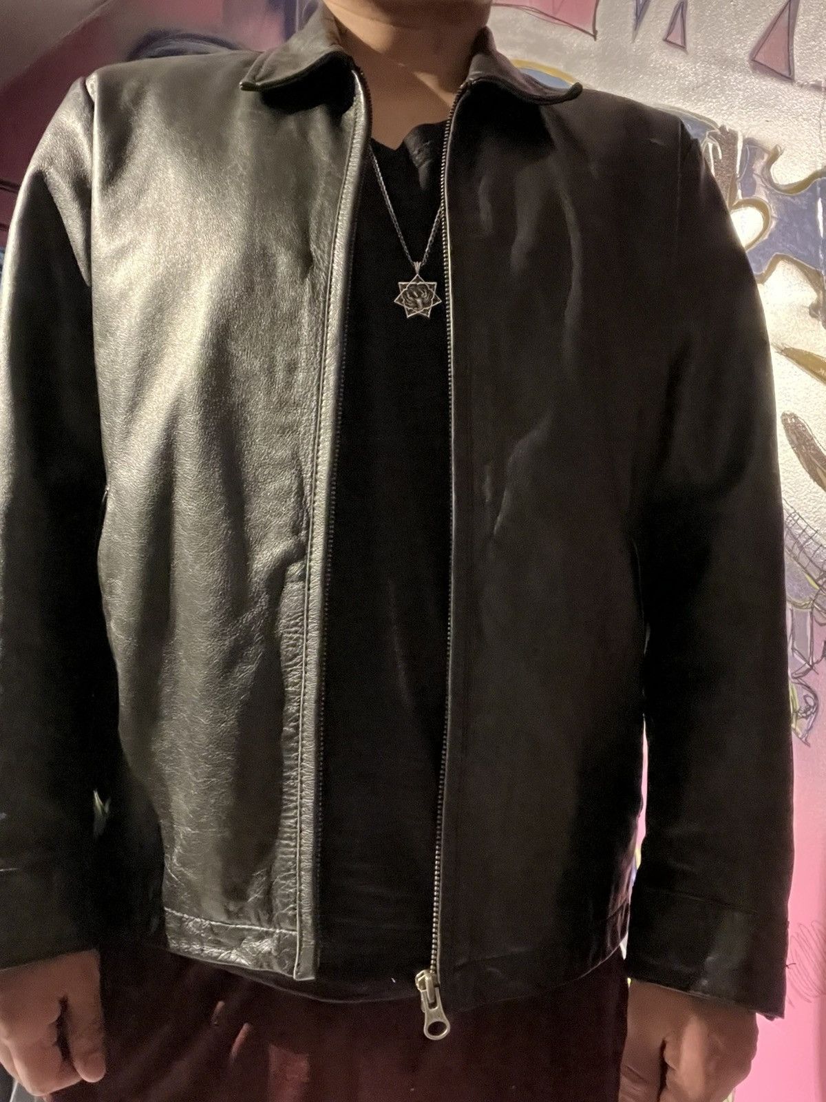 Gap × Vintage Vintage Gap Cow Leather Jacket | Grailed