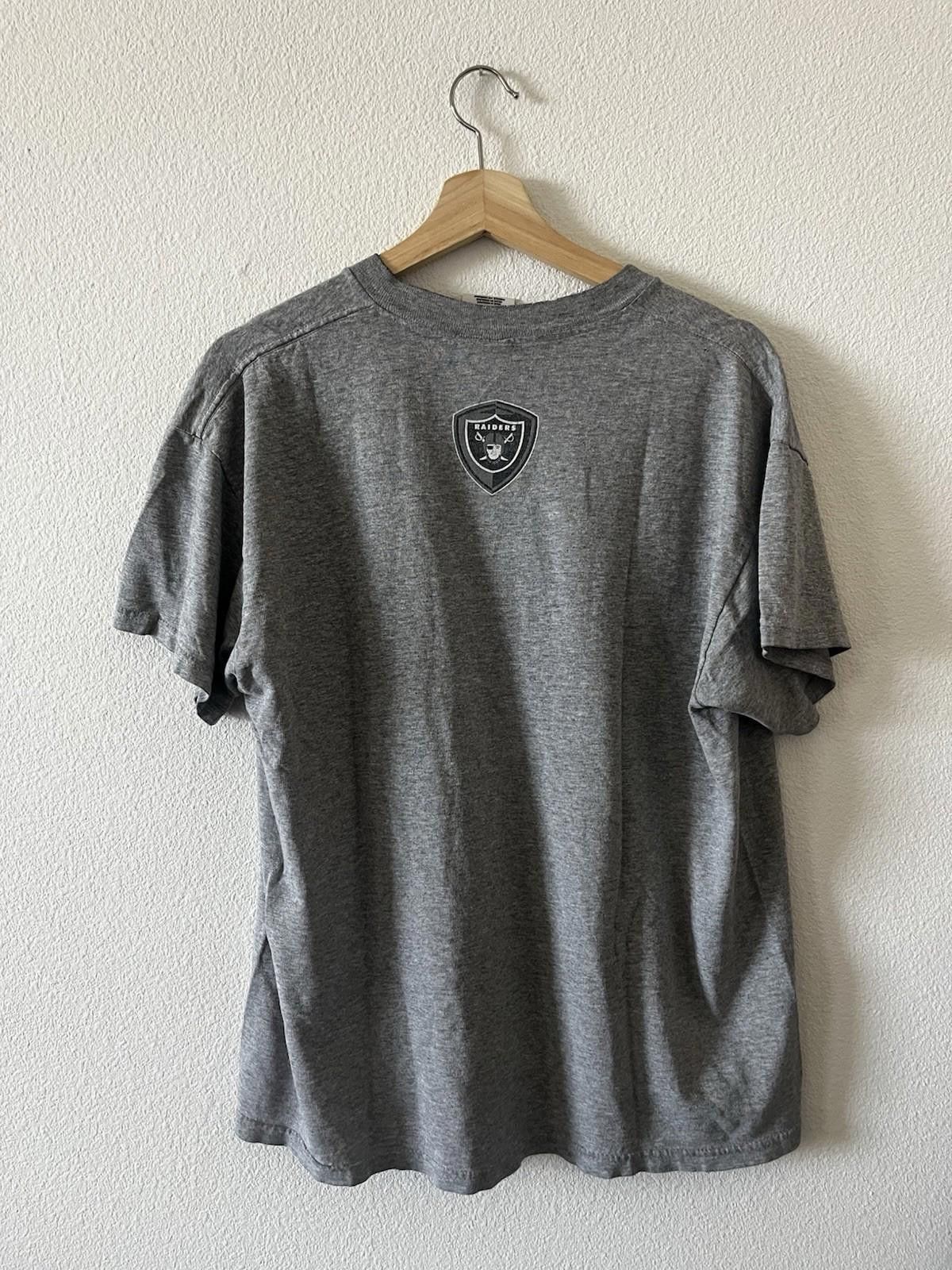 Other VTG Oakland Las Vegas Raiders NFL Gray T-Shirt Adult Size L Size ONE SIZE - 5 Thumbnail