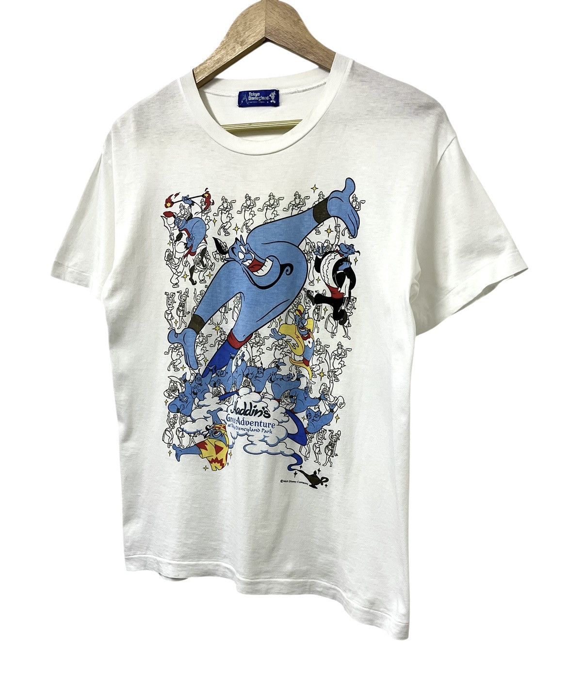 Cartoon Network VINTAGE 90s ALADDIN GENIE WALT DISNEY CARTOON MOVIE TSHIRT Size US M / EU 48-50 / 2 - 4 Thumbnail