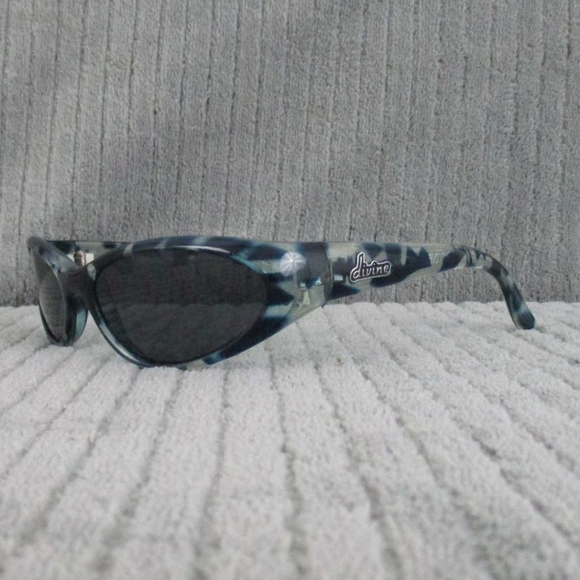 Other New Divine Eyewear Nyx Dark Blue Tort/Smoke Sunglasses NWT Size ONE SIZE - 3 Thumbnail