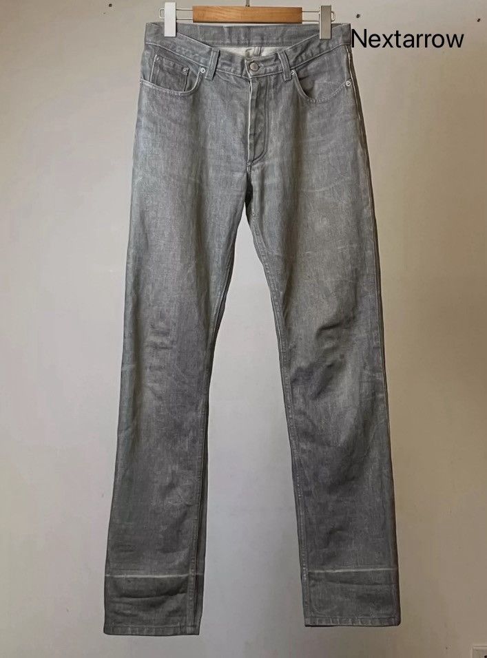Helmut Lang Helmut Lang90s Self Washed Grey Jeans 2412-Nextarrow Size US 29 - 1 Thumbnail