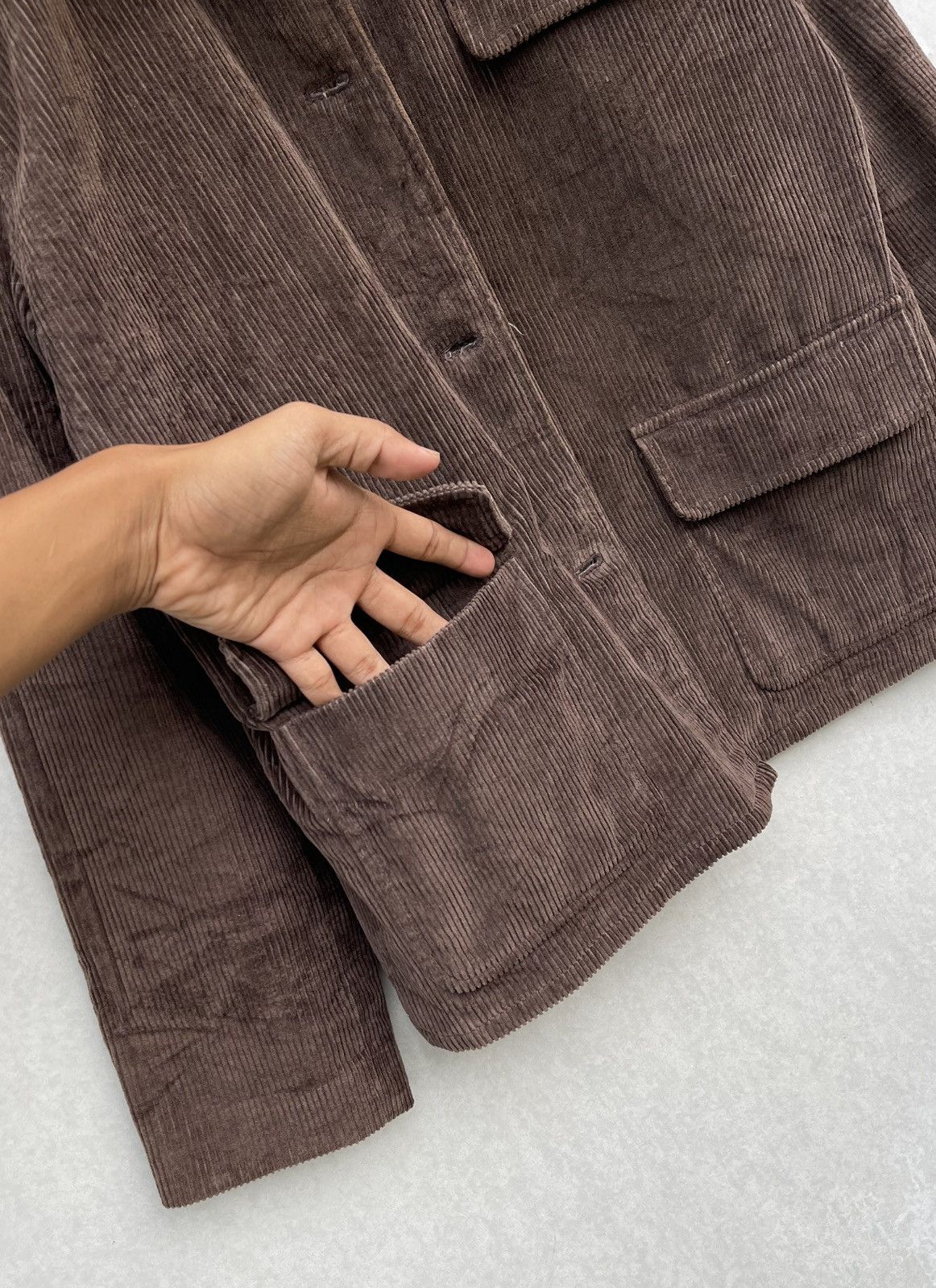 J.Crew × Vintage 🔥Vintage J.Crew Corduroy Button Jacket Size US S / EU 44-46 / 1 - 8 Thumbnail
