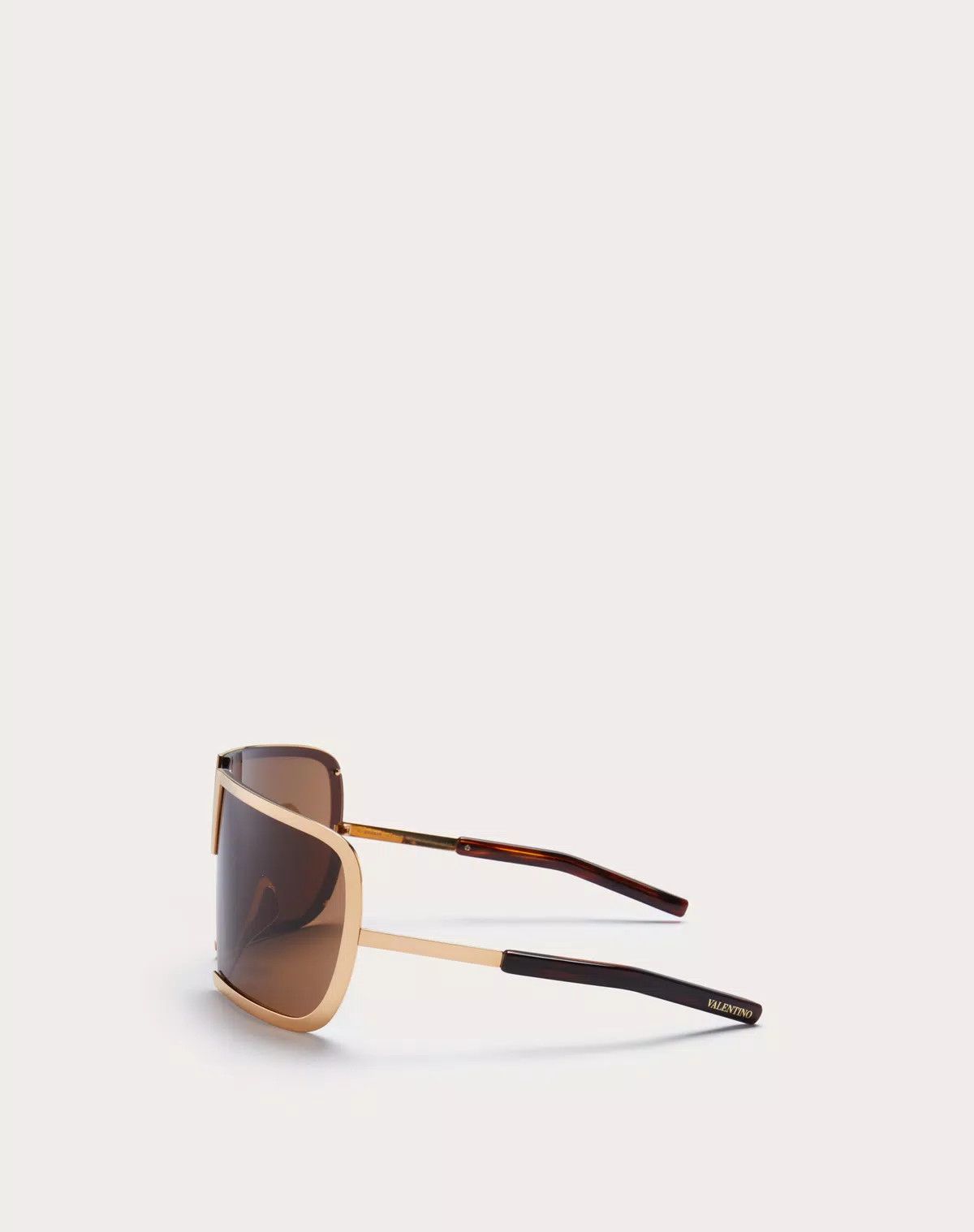 Valentino oc11z0725 Size: 146/ Iconic Oversized Mask in Brown Size ONE SIZE - 3 Thumbnail