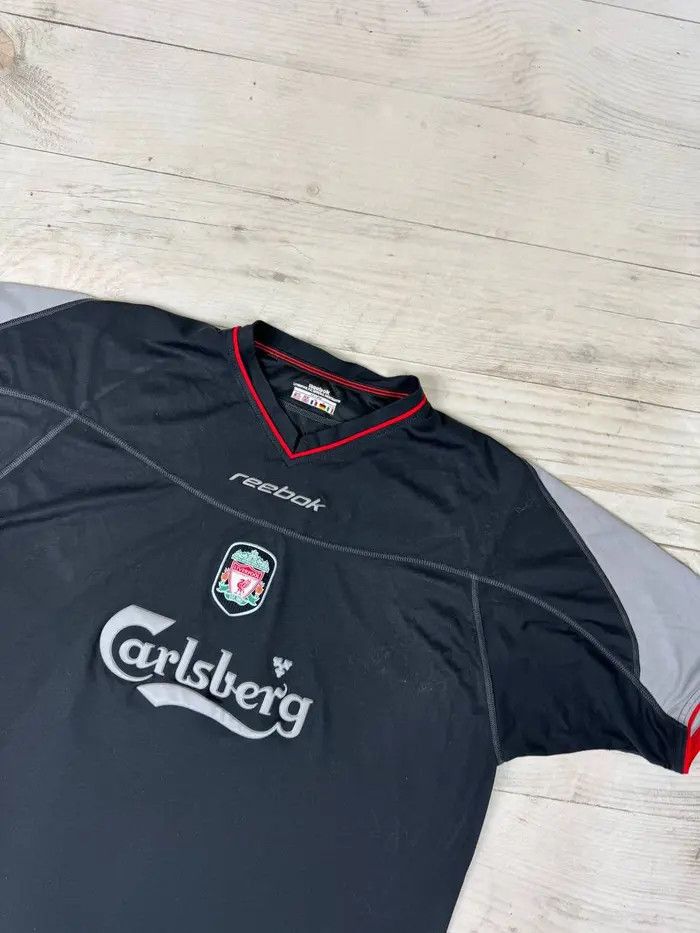 Reebok Vintage Reebok Liverpool 2002 2004 Away Shirt Soccer Jersey Size US XL / EU 56 / 4 - 2 Thumbnail