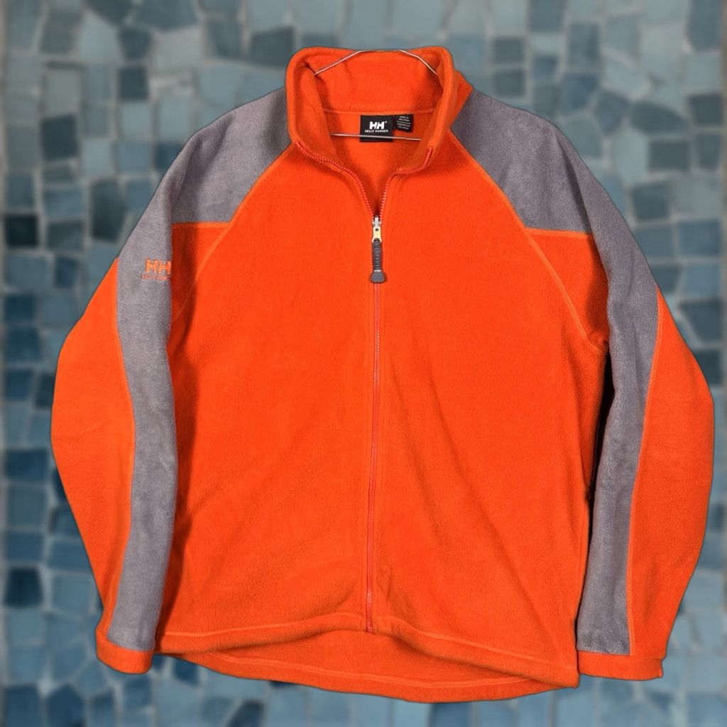 Helly Hansen Helly Hansen Daybreaker Jacket Mens L Full Zip Fleece Outdoor Hiking Winter Fall Spring Orange Size US L / EU 52-54 / 3 - 1 Thumbnail