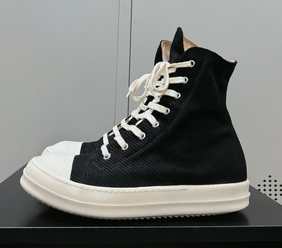Rick Owens rickowens drkshdw high top sneakers. Size US 9 / EU 42 - 4 Thumbnail