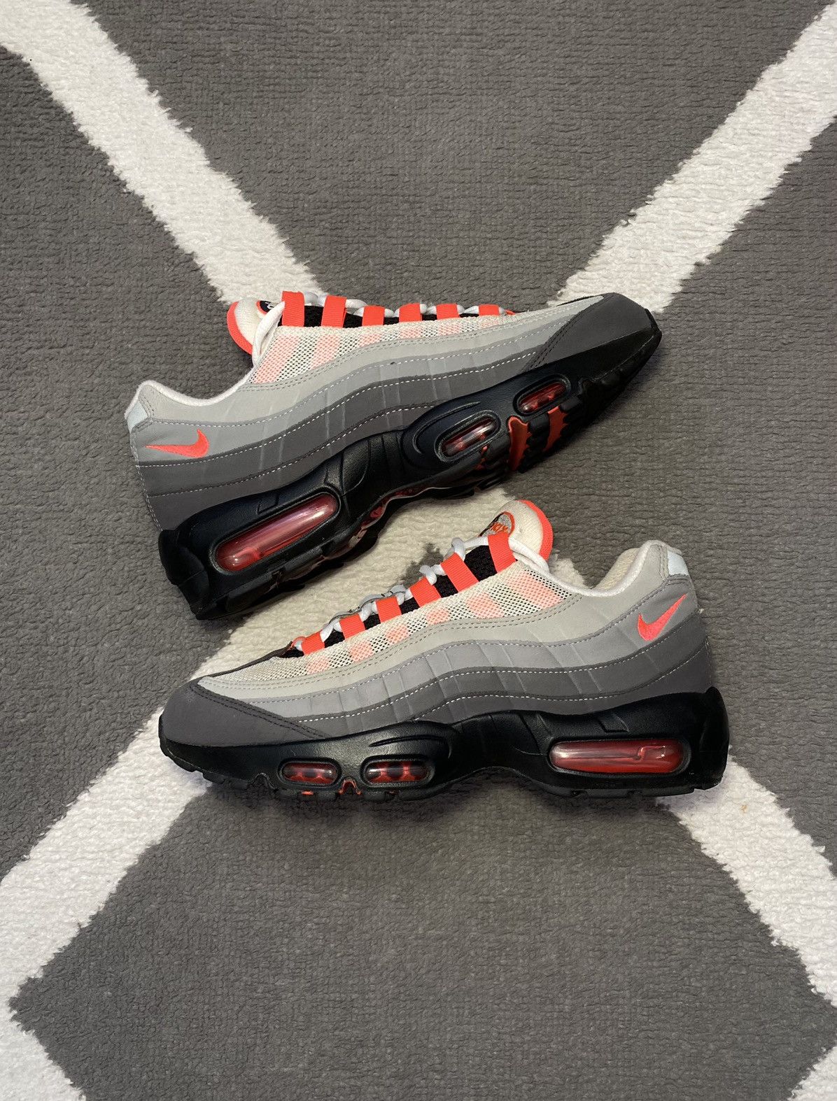 Nike Nike Air Max 95 OG Solar Red 2018 men s sneakers Grailed