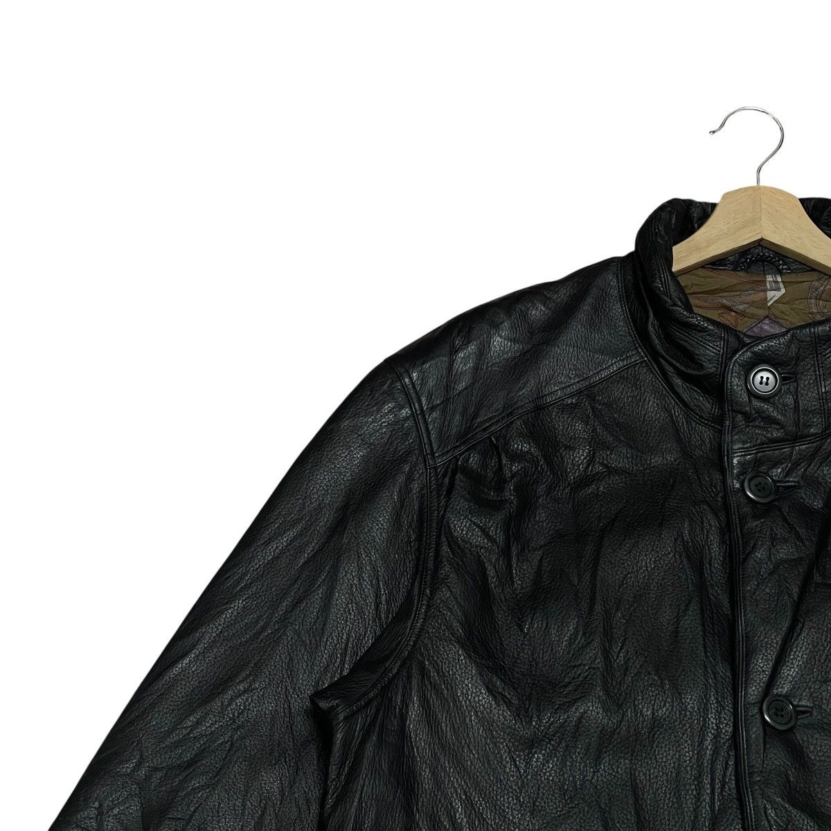 Lanvin Vintage Lanvin Paris Button Up Sheepskin Leather Jacket Size US XL / EU 56 / 4 - 6 Thumbnail