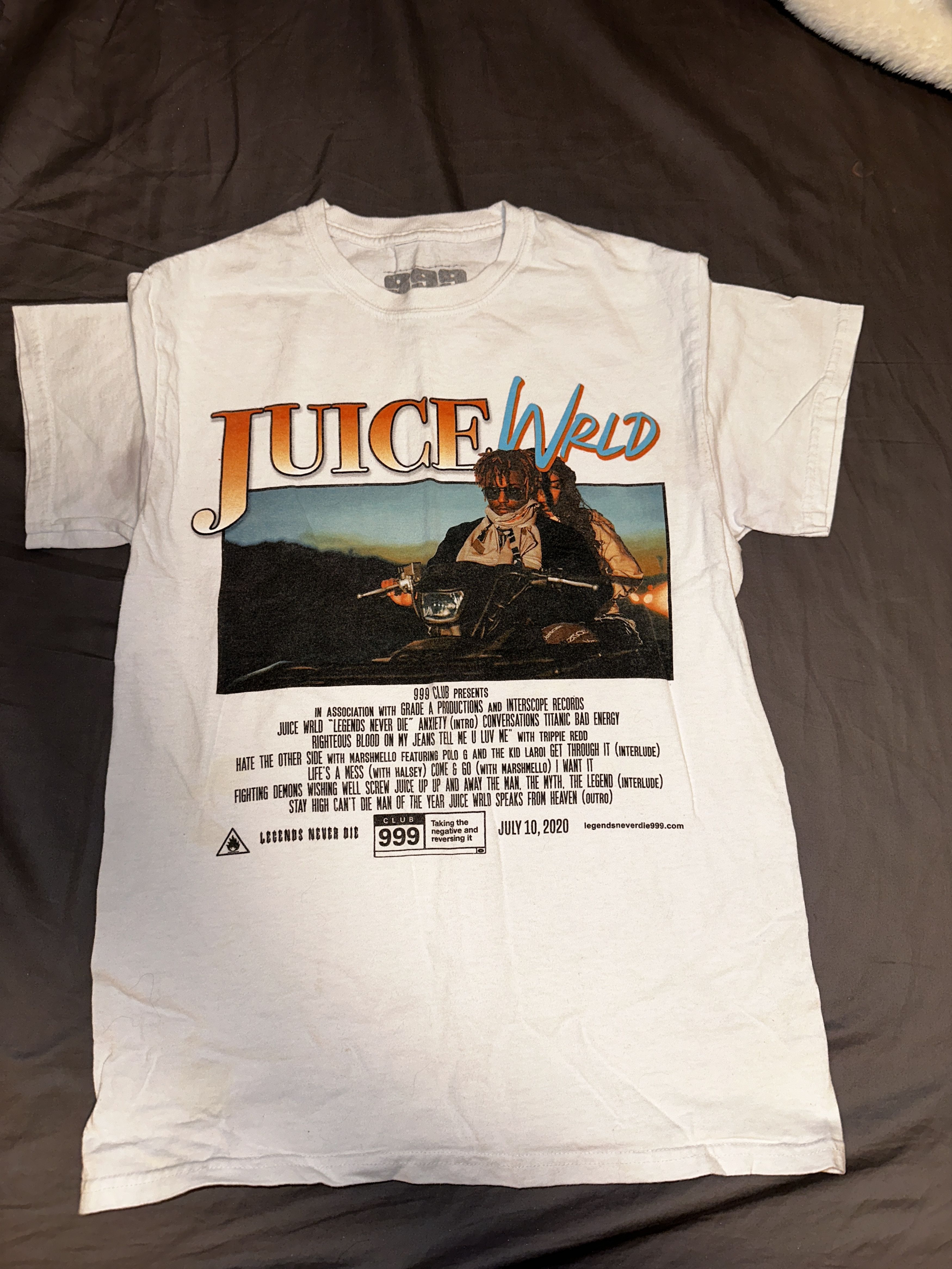999 Club Juice Wrld x Ally Lotti Movie Tee Size US S / EU 44-46 / 1 - 1 Thumbnail