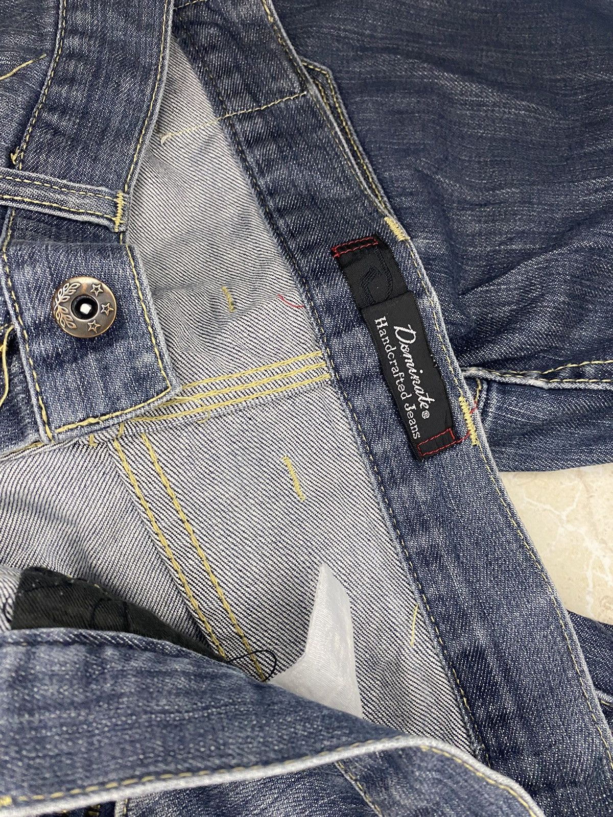 Vintage Japanese Dominate Handcrafted Jeans Denim