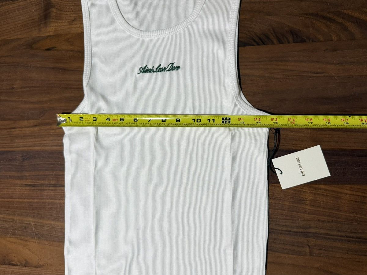 Aime Leon Dore Aime Leon Dore Embroidered Logo Tank Top Size XL White Size US XL / EU 56 / 4 - 6 Thumbnail