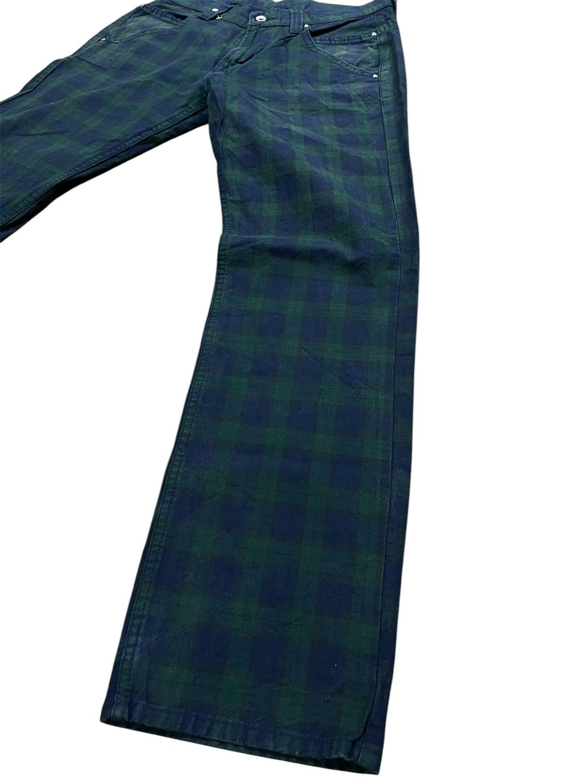 Japanese Brand × Vintage Checked Rock Casual Street Pants Size US 32 / EU 48 - 3 Thumbnail