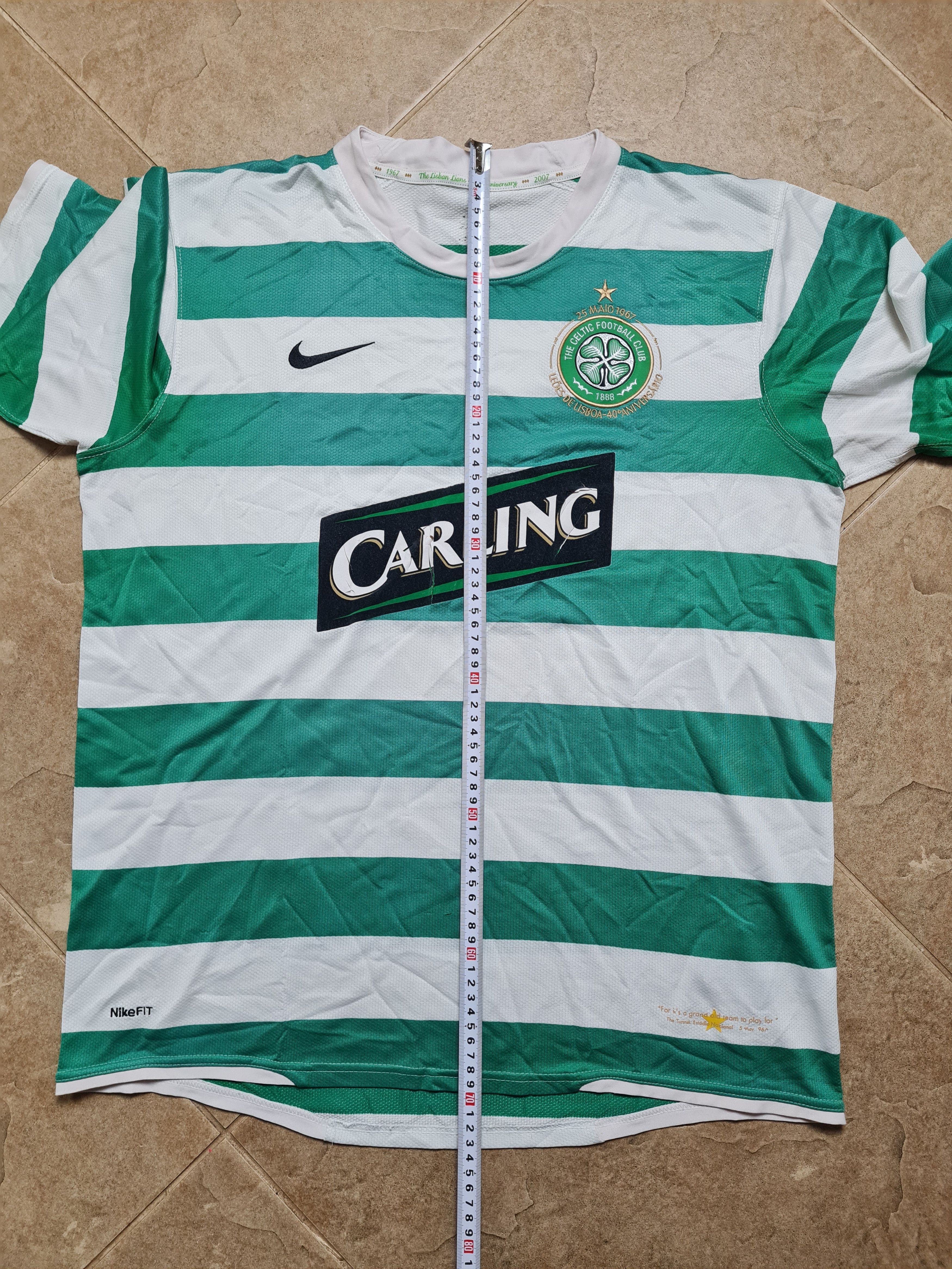Nike CELTIC SCOTLAND 2007/2008 HOME FOOTBALL SHIRT JERSEY NIKE Size US L / EU 52-54 / 3 - 5 Thumbnail