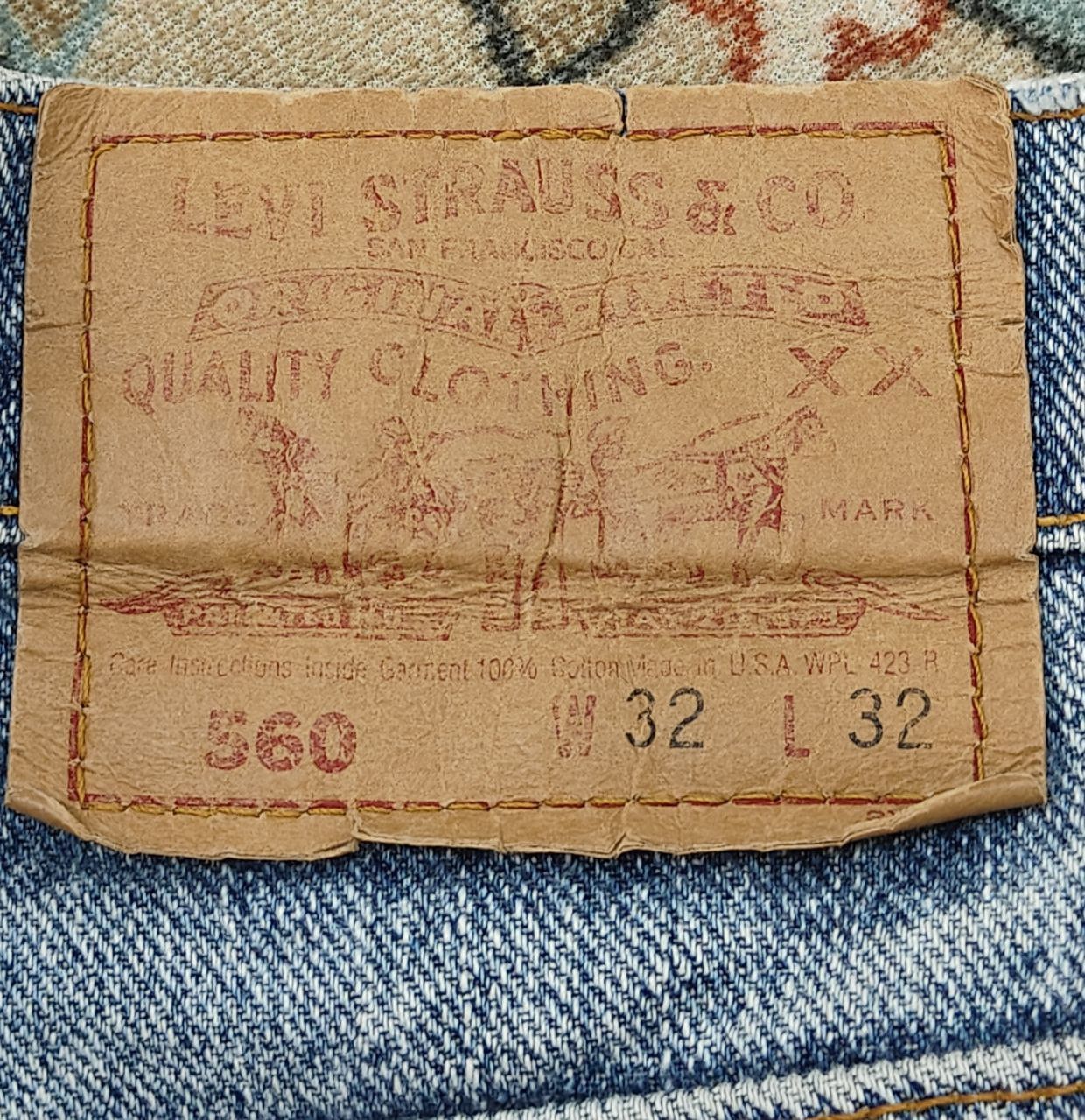 Levi's Vintage Clothing 80's Vintage Levi's 560 Baggy Denim Size US 32 / EU 48 - 4 Thumbnail