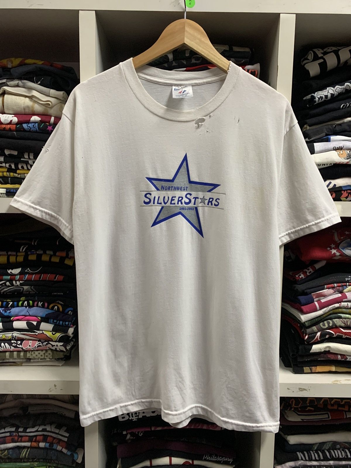 Jerzees × Vintage Vintage Northwest Silver Stars Tee Size US M / EU 48-50 / 2 - 3 Thumbnail