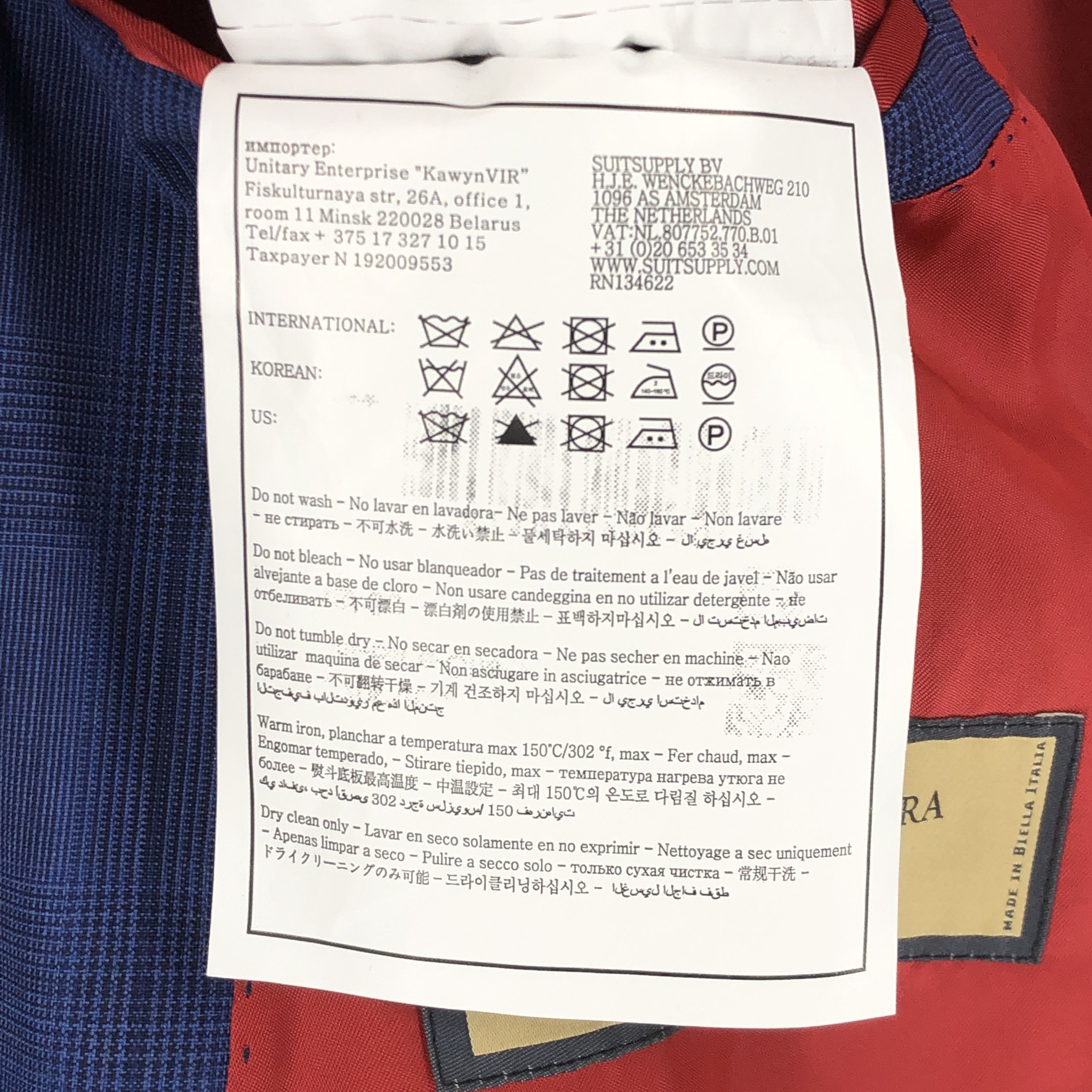 Suitsupply Sienna Single Breasted Wool Blazer Size EU:48; UK:38; US:38R Size 38R - 10 Thumbnail