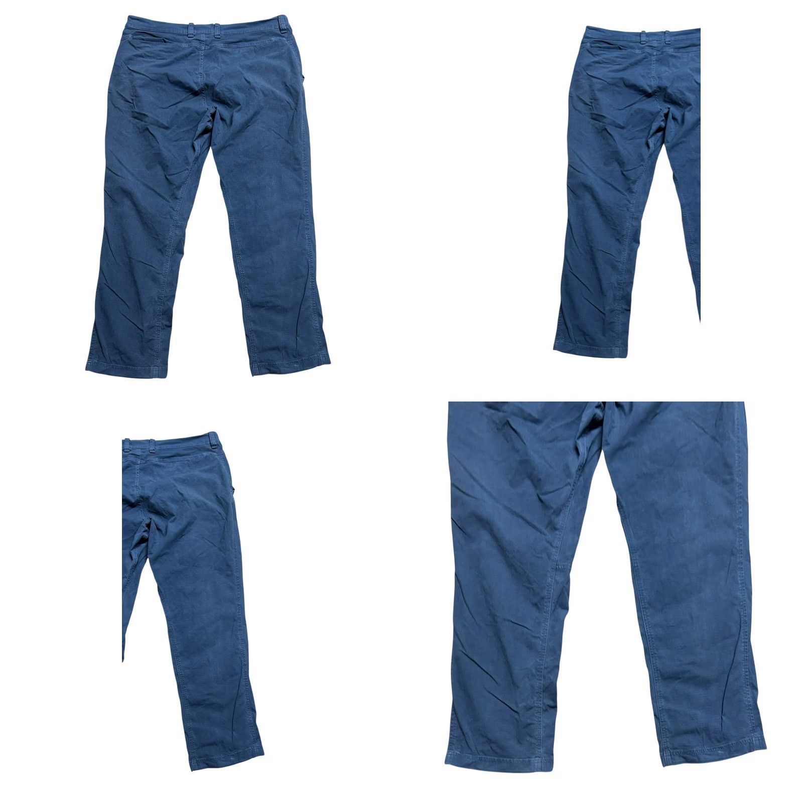 CO Duluth Trading Co Men Blue Ridge Standard Fit Pants 38x30 Blue Pants Straight Leg Regular Rise Mid Blue Womens? Size US 38 / EU 54 - 8 Thumbnail