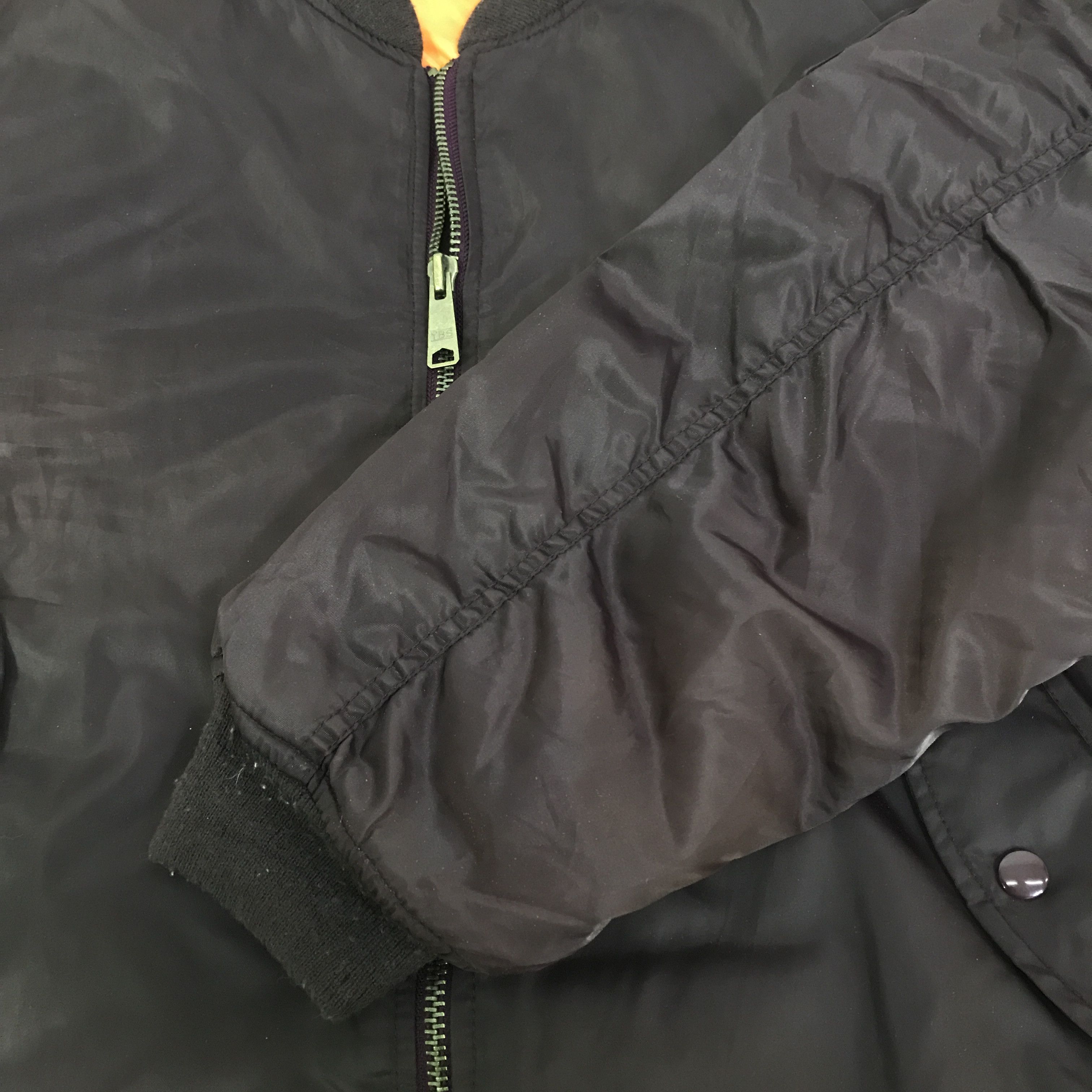 Japanese Brand ABURAYSIA DESIGN MA-1 BOMBERS JACKET K128B8 Size US L / EU 52-54 / 3 - 8 Thumbnail