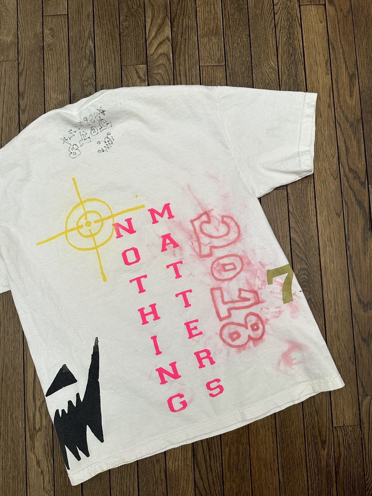 Asspizza Asspizza "No Shipping Tour" Graffiti Airbrushed Logo Tee XL Size US XL / EU 56 / 4 - 7 Thumbnail