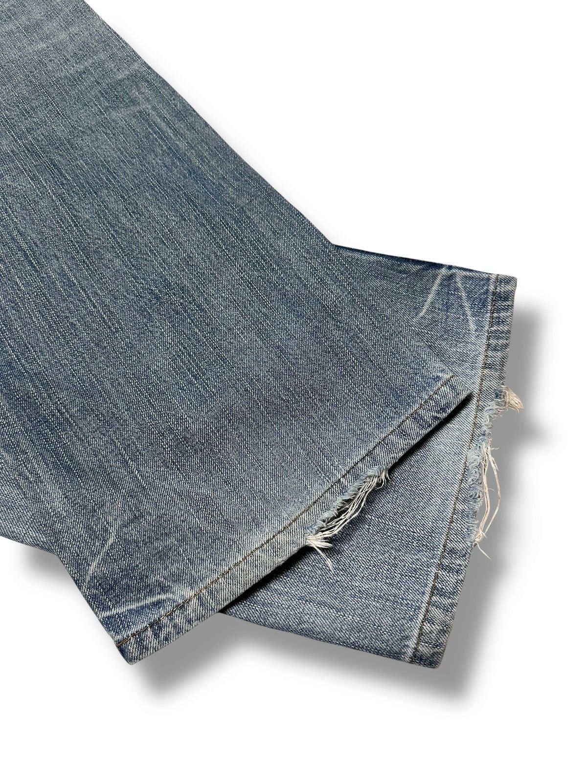 Japanese Brand Bobson Special Edition Flare Jeans – Light Blue Wash & Faded Size US 32 / EU 48 - 18 Thumbnail