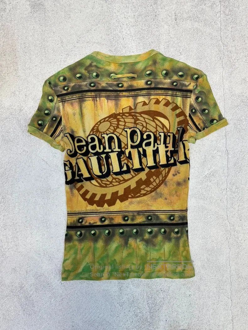 Jean Paul Gaultier Jean Paul Gaultier 90s Logo Tie-Dye Tee. Size US M / EU 48-50 / 2 - 1 Thumbnail