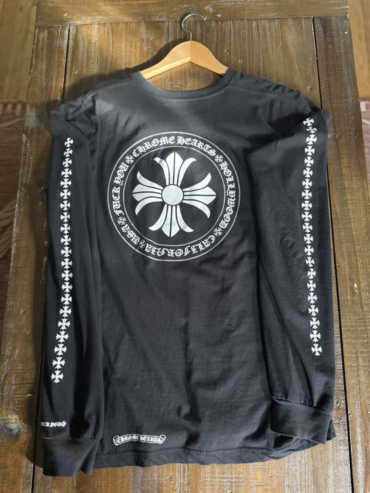 Chrome Hearts Black Chrome Long sleeve XL Size US XL / EU 56 / 4 - 1 Thumbnail