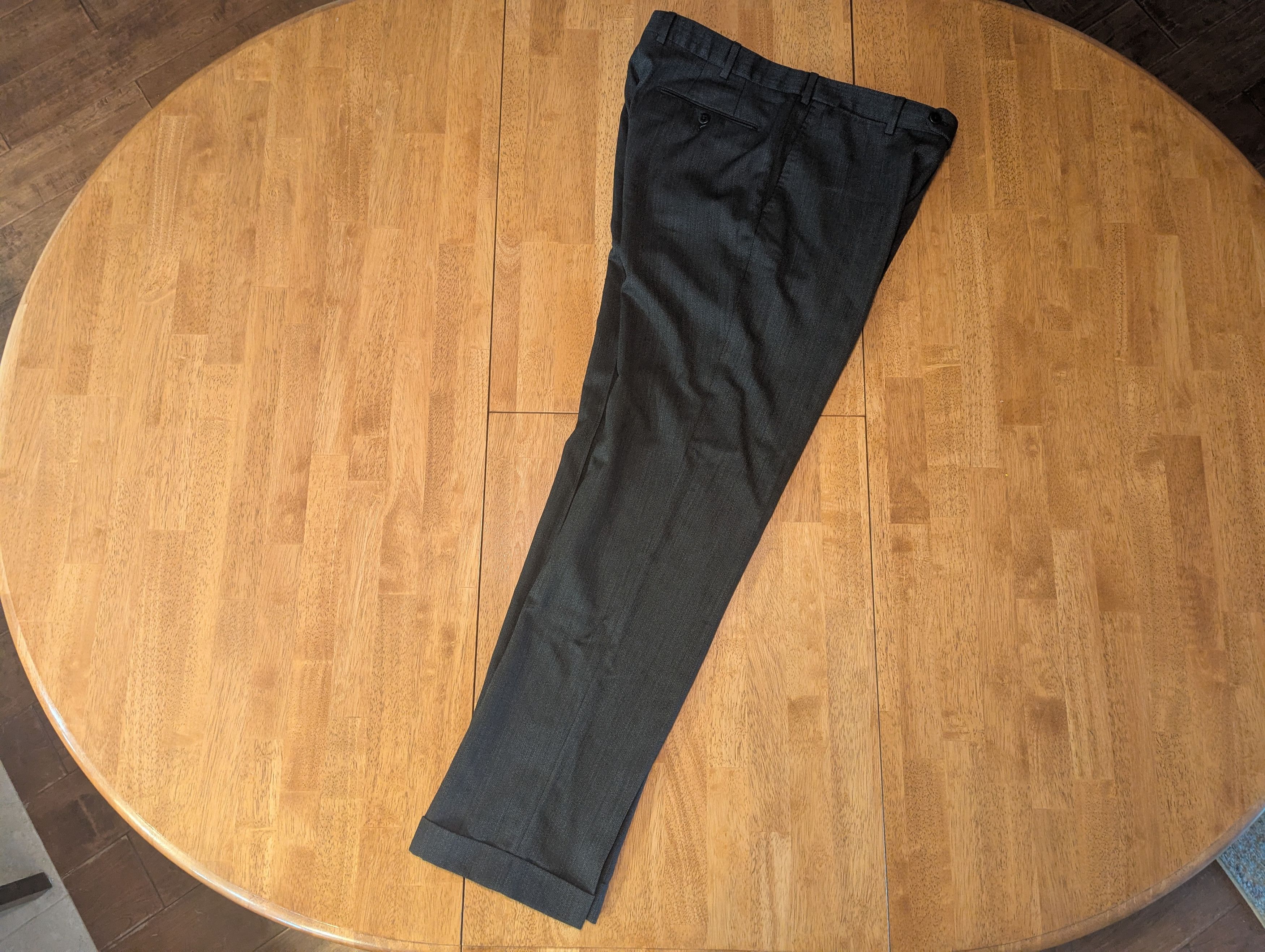 Ermenegildo Zegna Ermenegildo Zegna Gray Wool Trousers 34x30 Size 40R - 4 Thumbnail