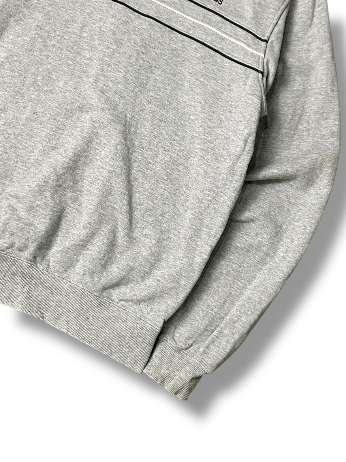 Adidas × Japanese Brand × Vintage Vintage ADIDAS 3 Line Pullover Sweatshirt (80) Size US L / EU 52-54 / 3 - 3 Thumbnail
