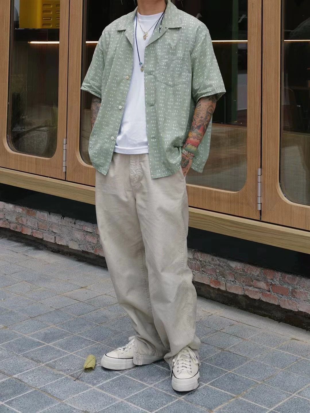 Visvim visvim 24AW CROSBY KHADI S/S IRIS Hidden Green shirt 4 Size US XL / EU 56 / 4 - 7 Thumbnail