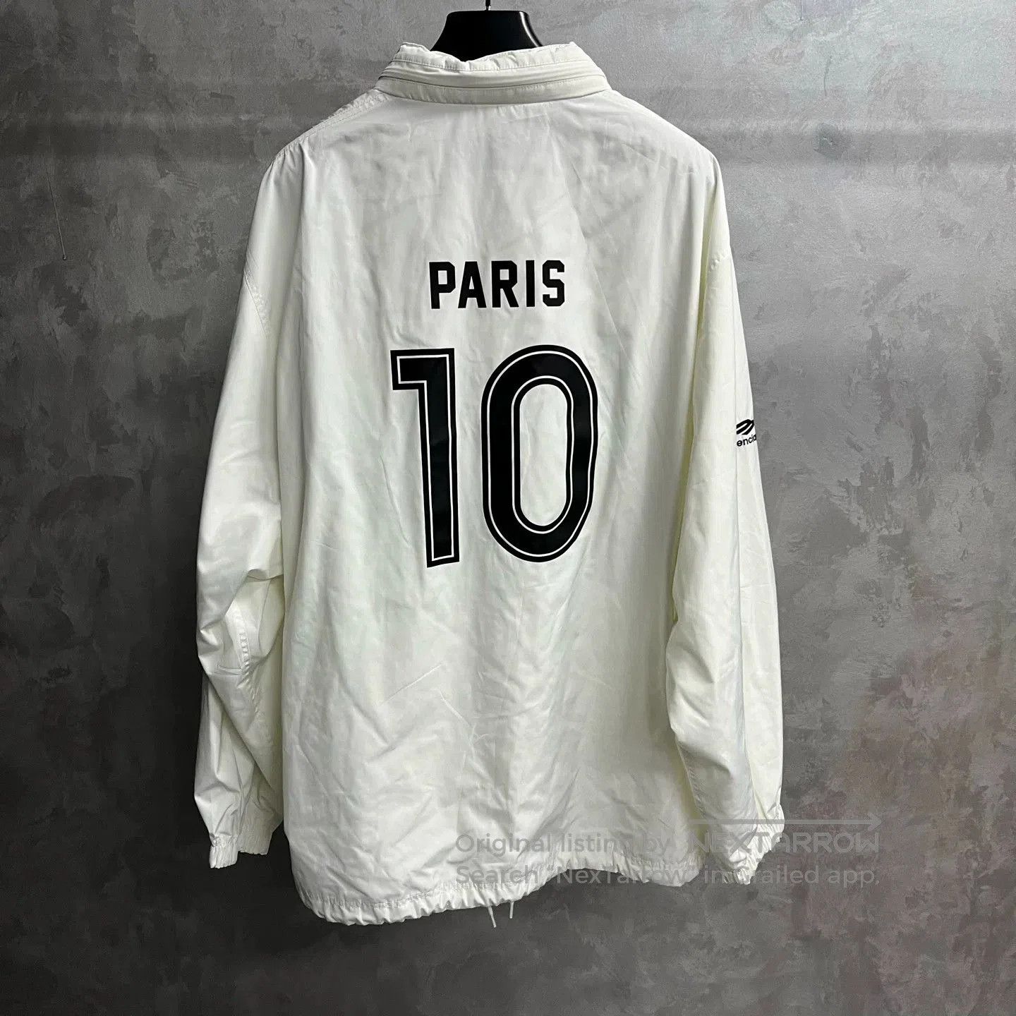 Balenciaga Balenciaga White Football Snap Jacket. Size US M / EU 48-50 / 2 - 2 Thumbnail