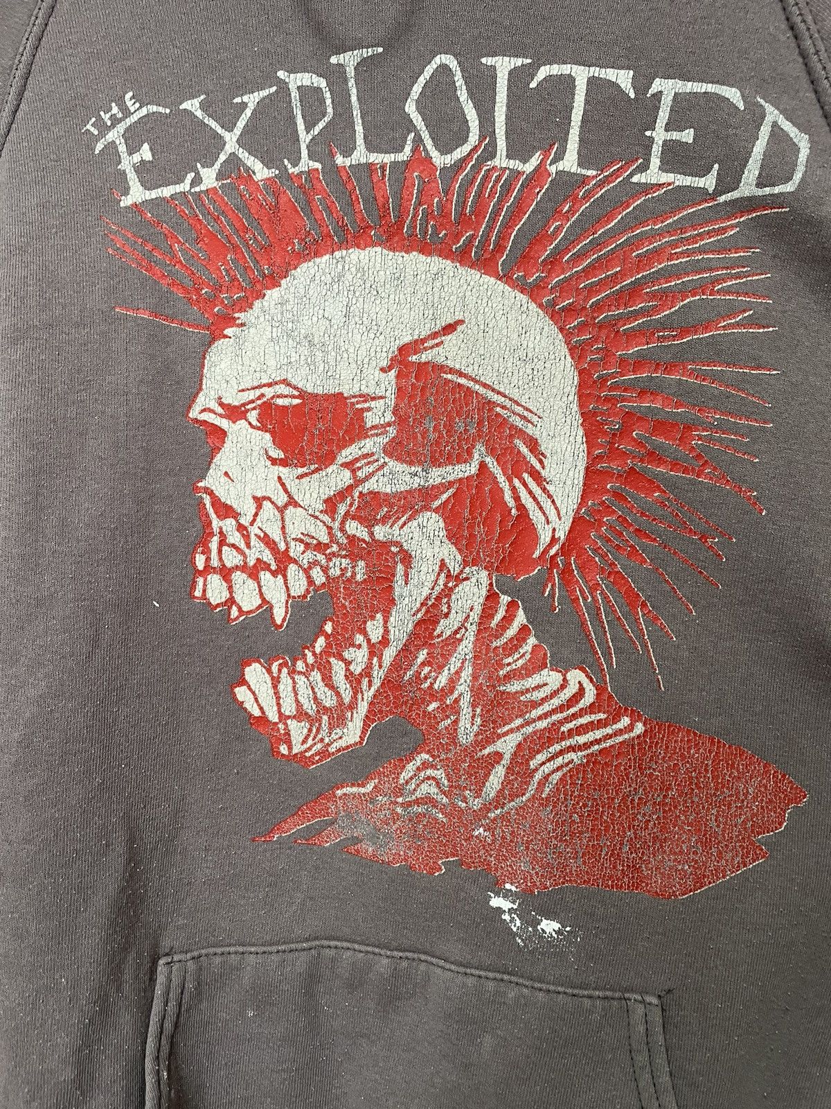 Band Tees Very Rare 1995 The Exploited Total Chaos 95s Hoodie Vintage Size US XL / EU 56 / 4 - 8 Thumbnail