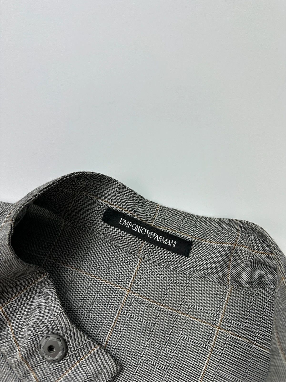 Emporio Armani Emporio Armani SS2020 Grey Wool Light Side Zip Jacket Size US L / EU 52-54 / 3 - 11 Thumbnail