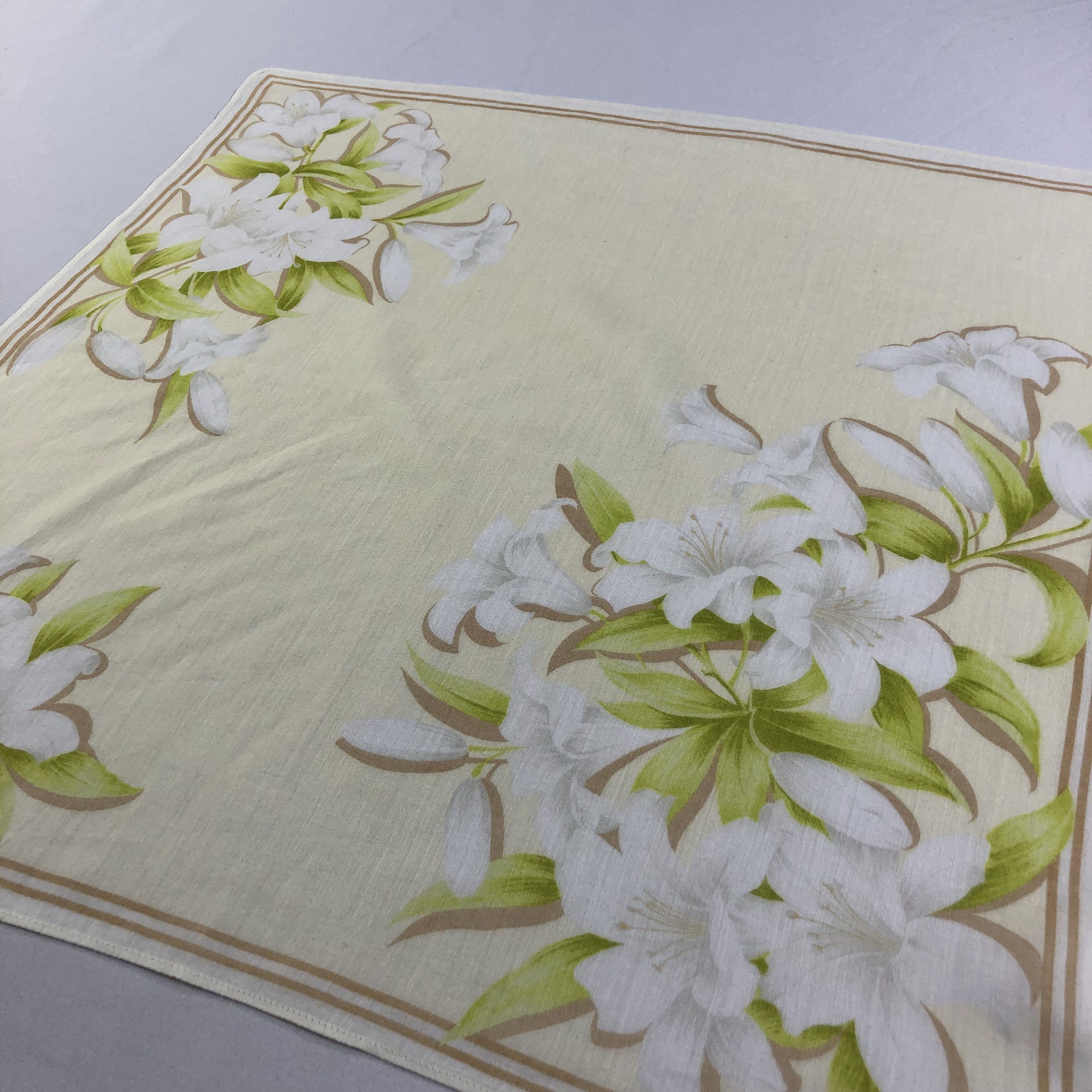 Mr. Junko Junko Koshino Floral Handkerchief Neckerchief Bandana H2156 Size ONE SIZE - 3 Thumbnail