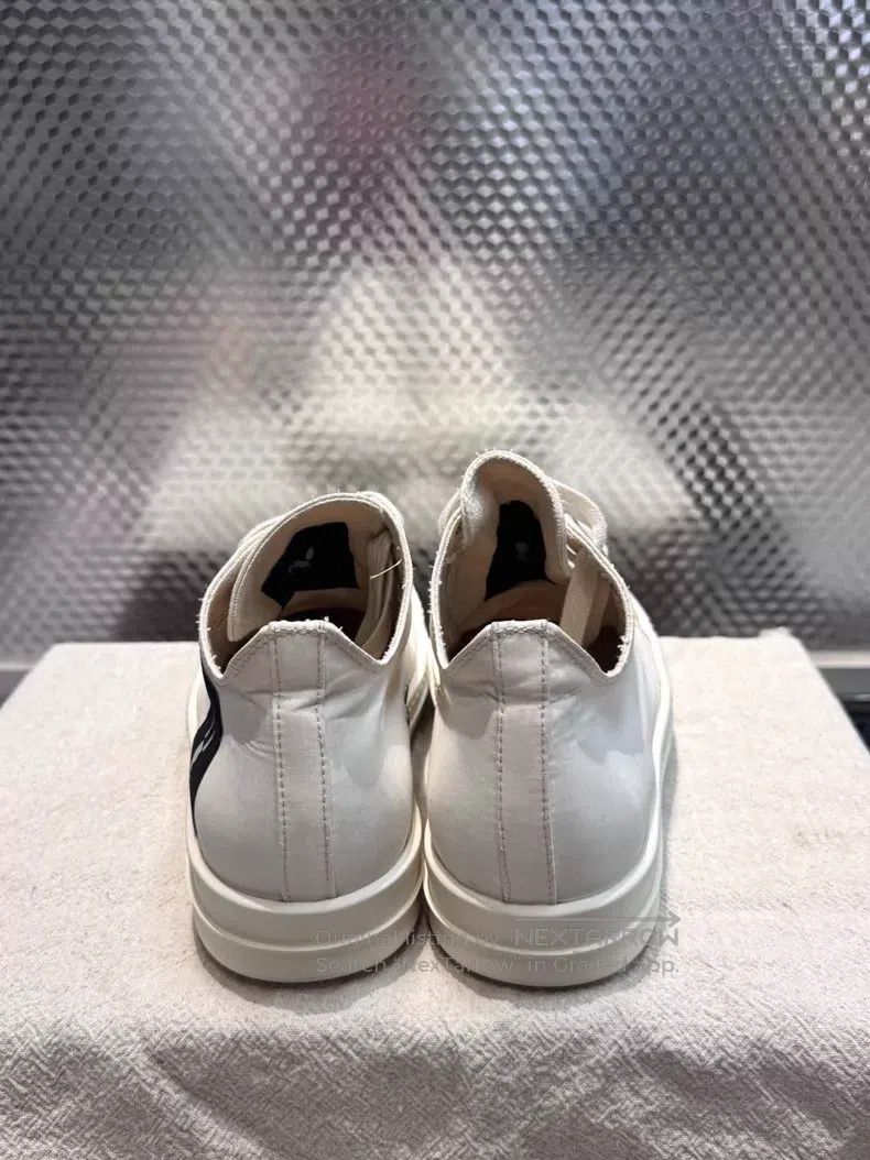 Rick Owens Rick Owens Double-threaded satin canvas pure white Grand C Size US 6.5 / IT 36.5 - 6 Thumbnail