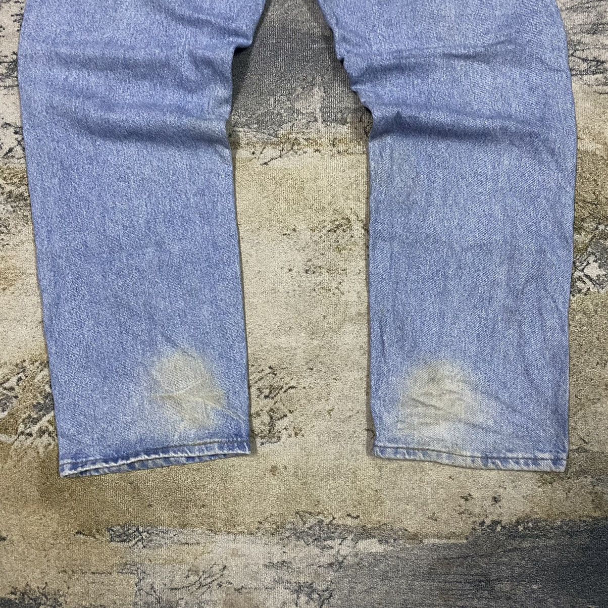 Jean × Vintage × Wrangler Vintage Wrangler Dirty Light Washed Baggy Denim Jeans Size US 38 / EU 54 - 11 Thumbnail