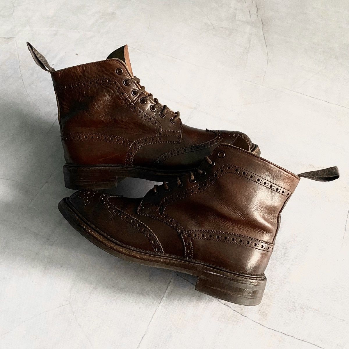 Tricker's Tricker’s Stow Boot Stephy 5676 Leather Brown Boots Size US 6.5 / EU 39-40 - 3 Thumbnail
