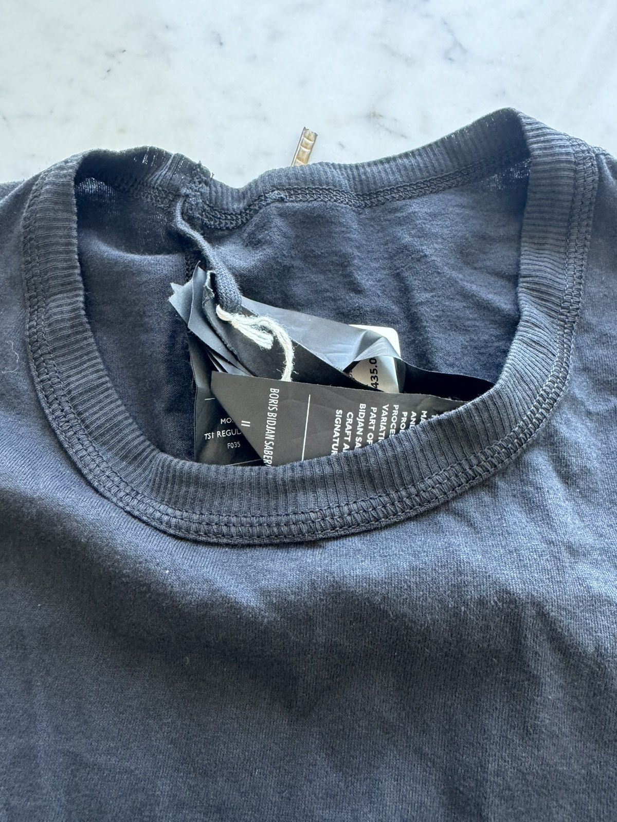 Boris Bidjan Saberi BORIS BIDJAN SABERI TS1 RF Regular Fit F035 T-shirt Size US S / EU 44-46 / 1 - 3 Thumbnail