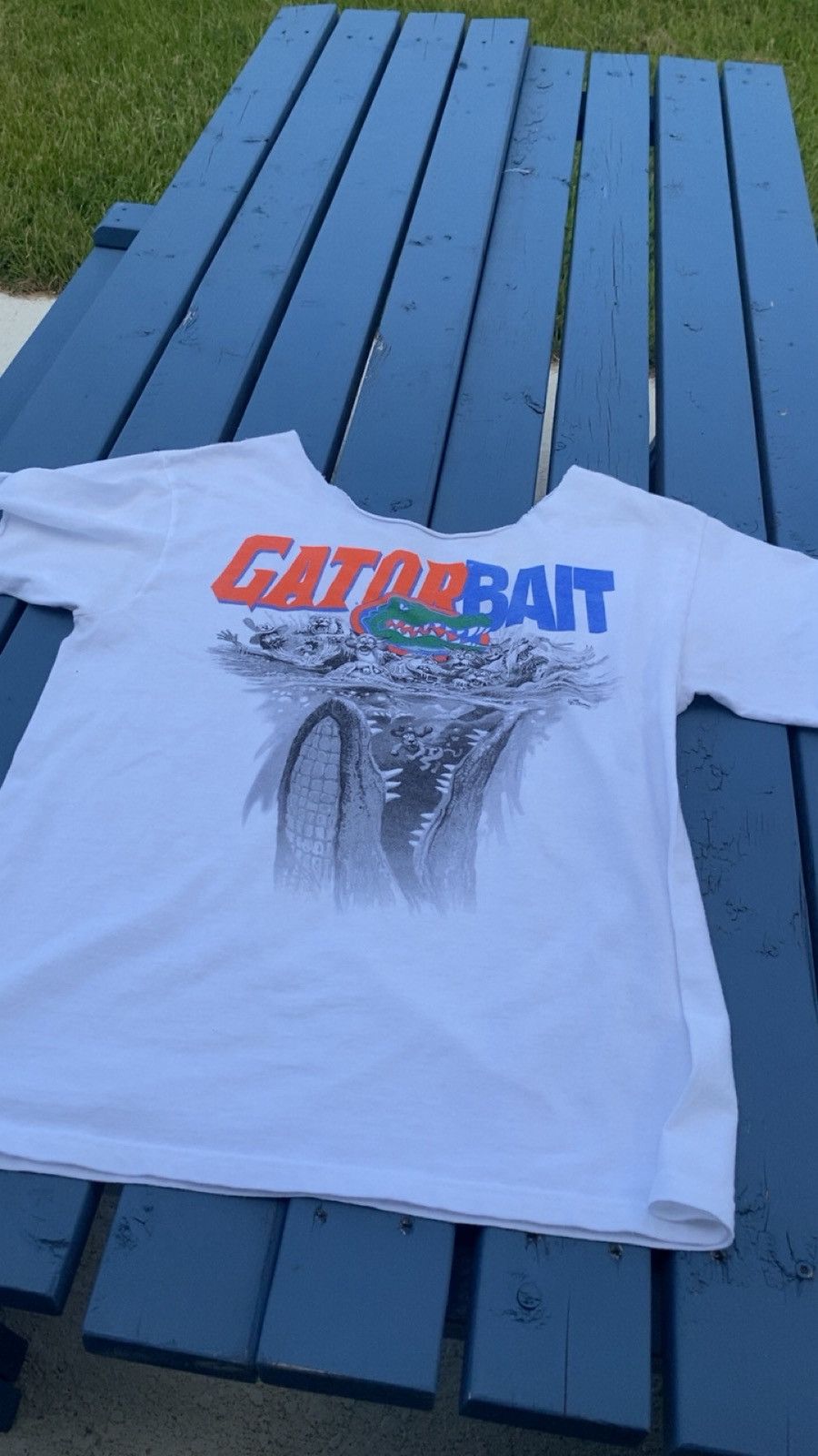 Other White vintage Gator Bait Florida Gators shirt florida Size L / US 10 / IT 46 - 1 Thumbnail