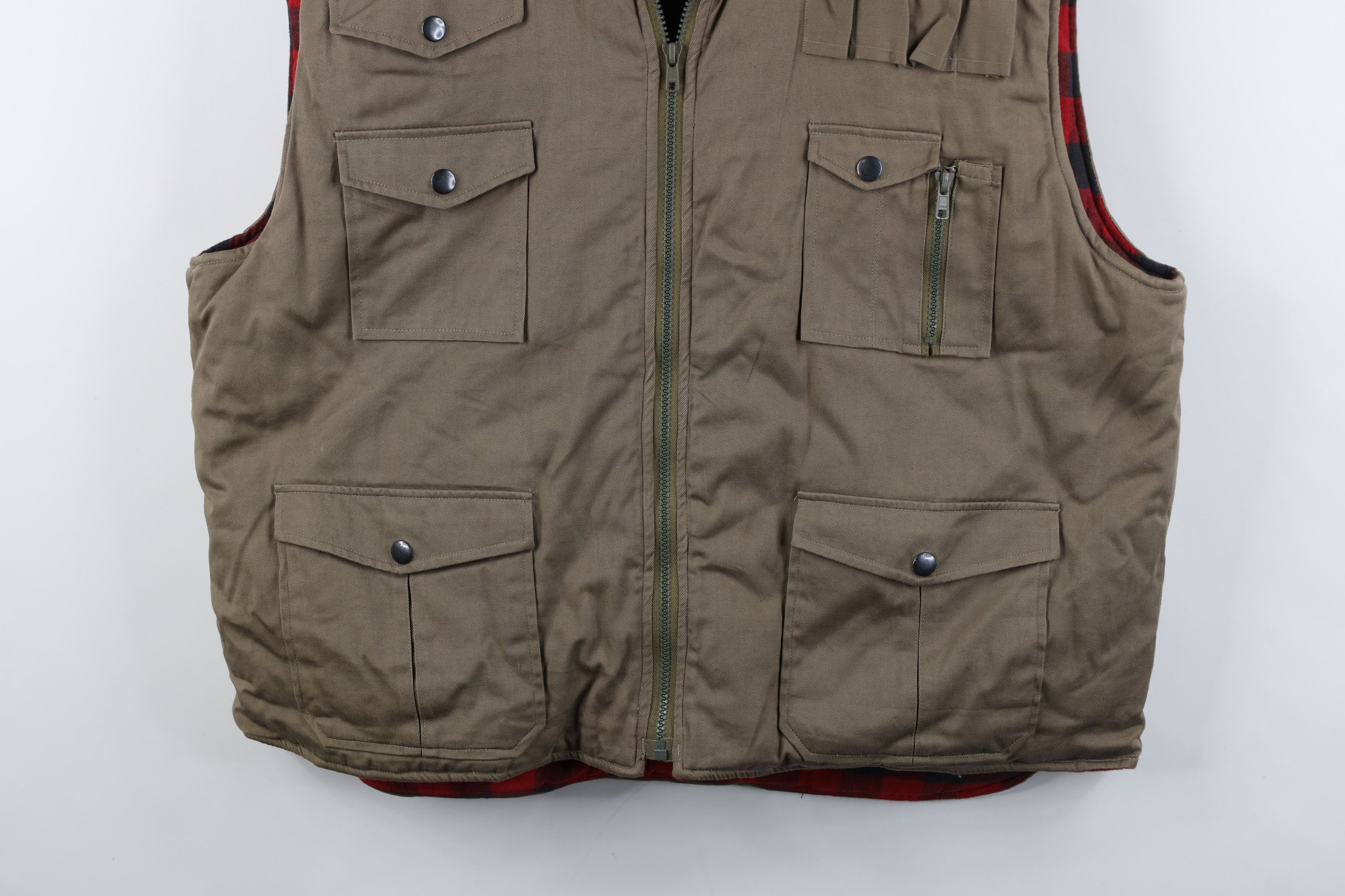 Vintage Vintage 90s Streetwear Lined Full Zip Puffer Vest Jacket Size US XXL / EU 58 / 5 - 3 Thumbnail
