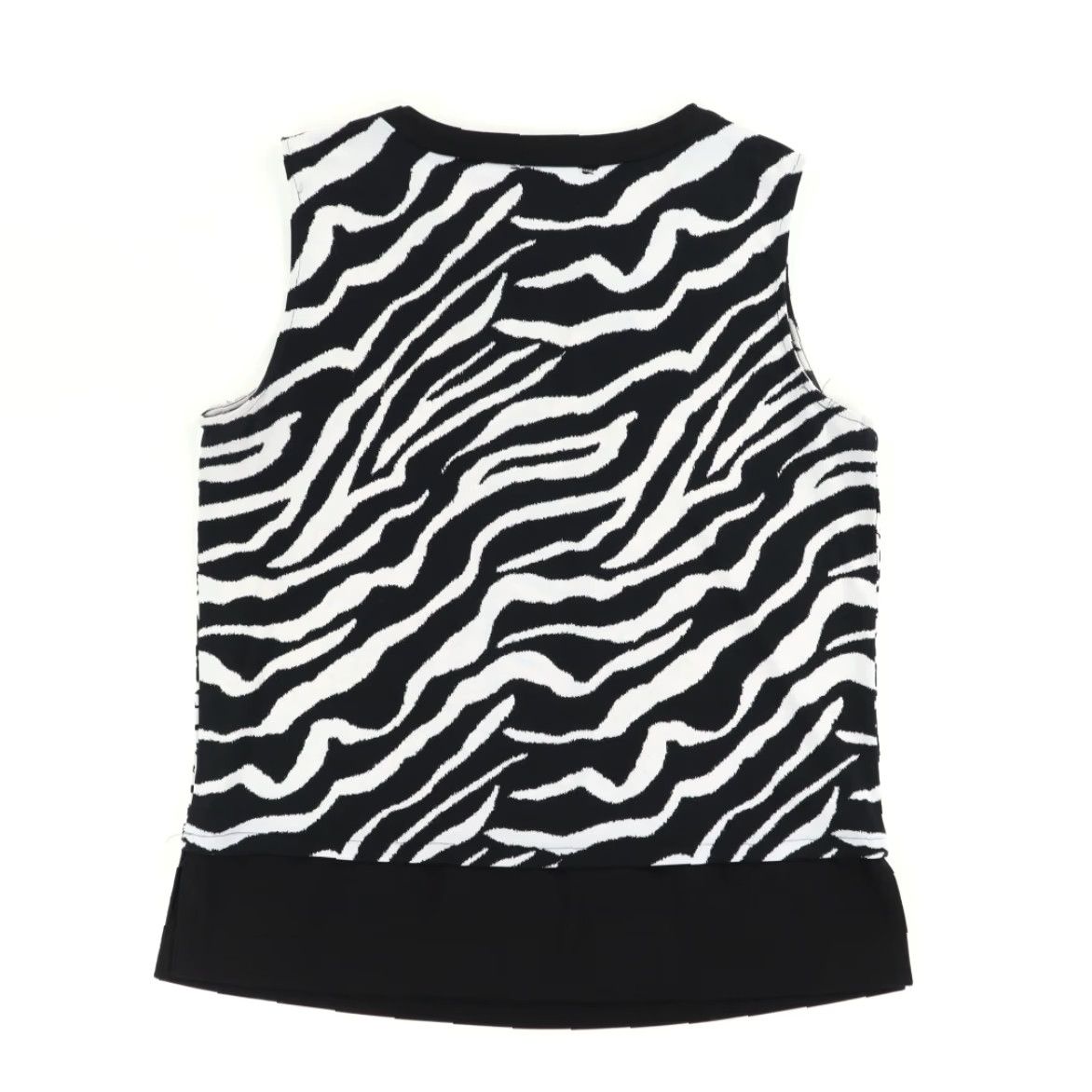 Karl Lagerfeld Karl Lagerfeld Animal Print Sleeveless Colorblock Top Women's S Shirt Size S / US 4 / IT 40 - 4 Thumbnail