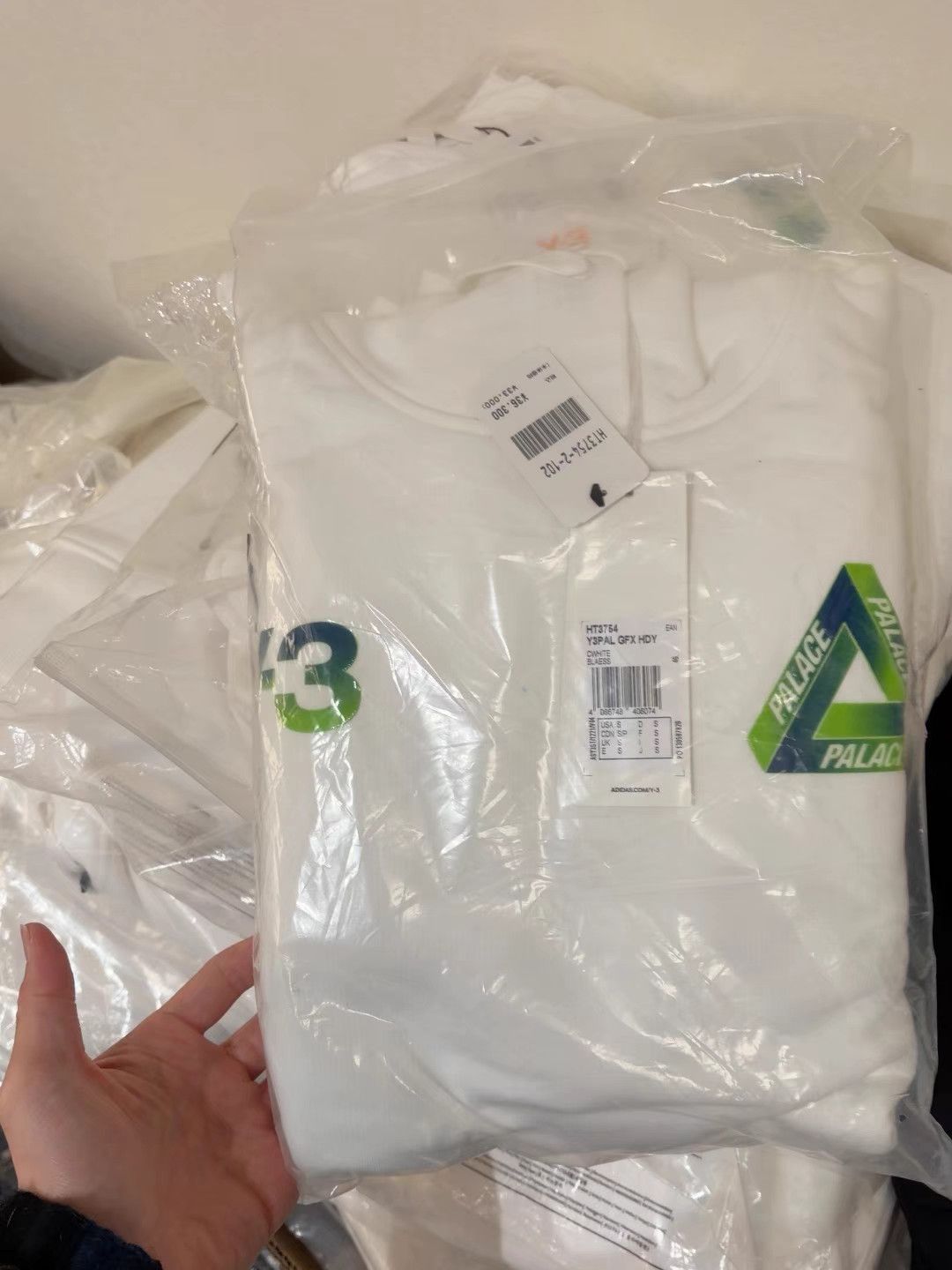 Y-3 Y-3 × PALACE Collaborative White Hoodie K8 Size US L / EU 52-54 / 3 - 6 Thumbnail