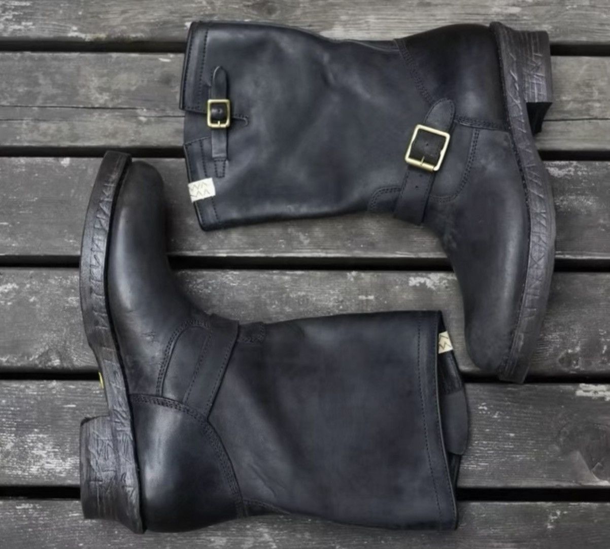 Visvim New Visvim 26SS T.W.O Folk Boots Horsehide Mens M10 Black Size US 10 / EU 43 - 3 Thumbnail
