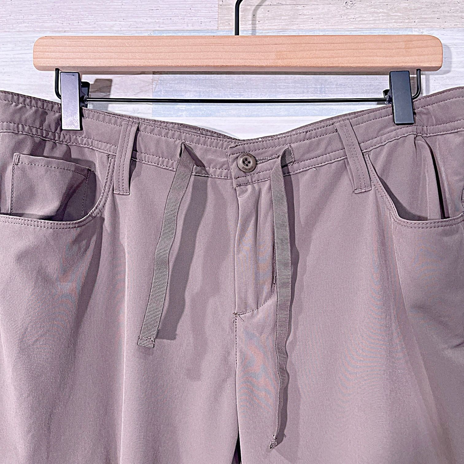 Toad&Co TOAD & CO Jetlite Crop Pants Taupe Womens 10 Size 32" / US 10 / IT 46 - 2 Thumbnail