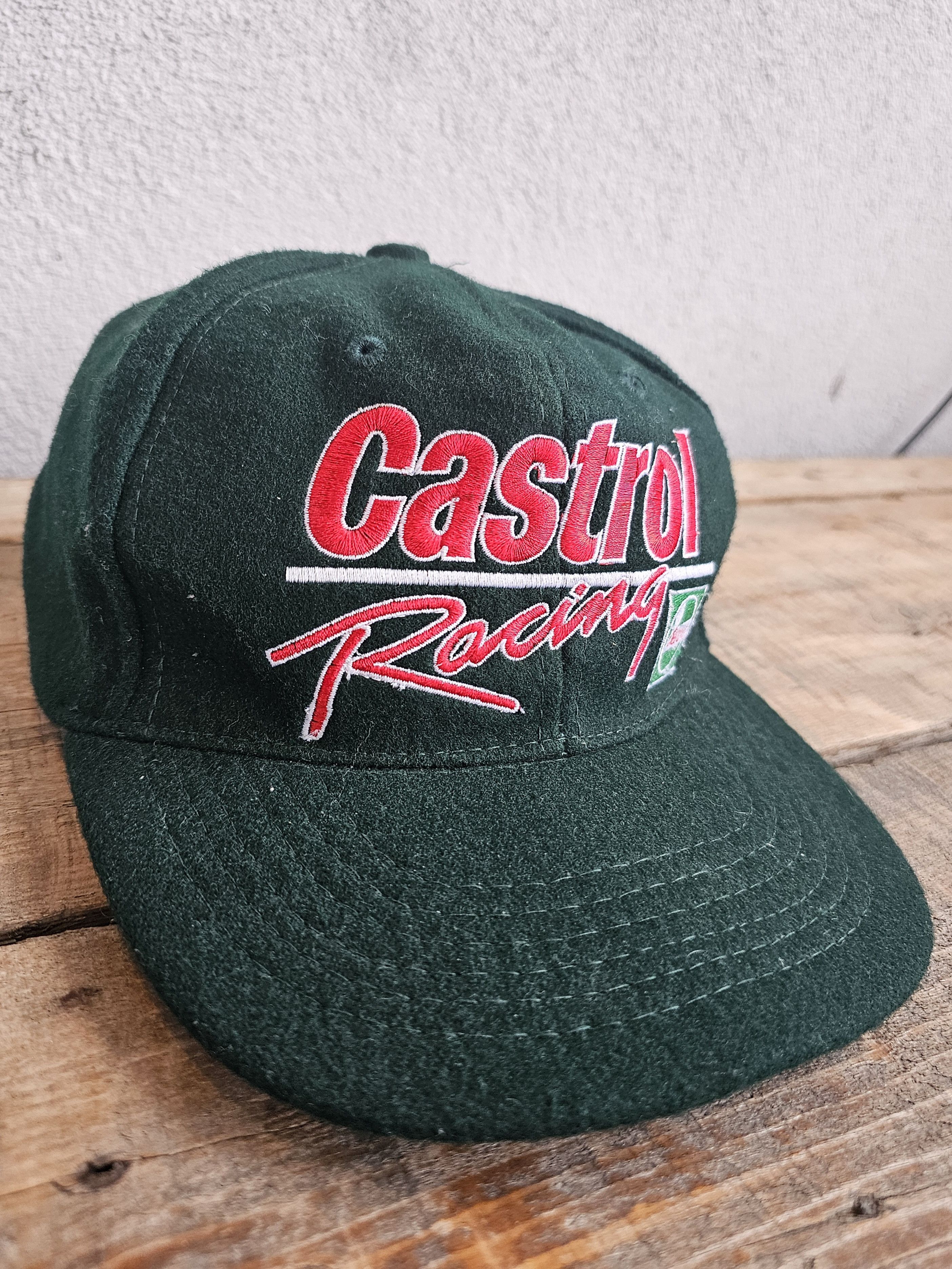 Vintage Castrol Racing Big Logo Wool Hat Size ONE SIZE - 3 Thumbnail
